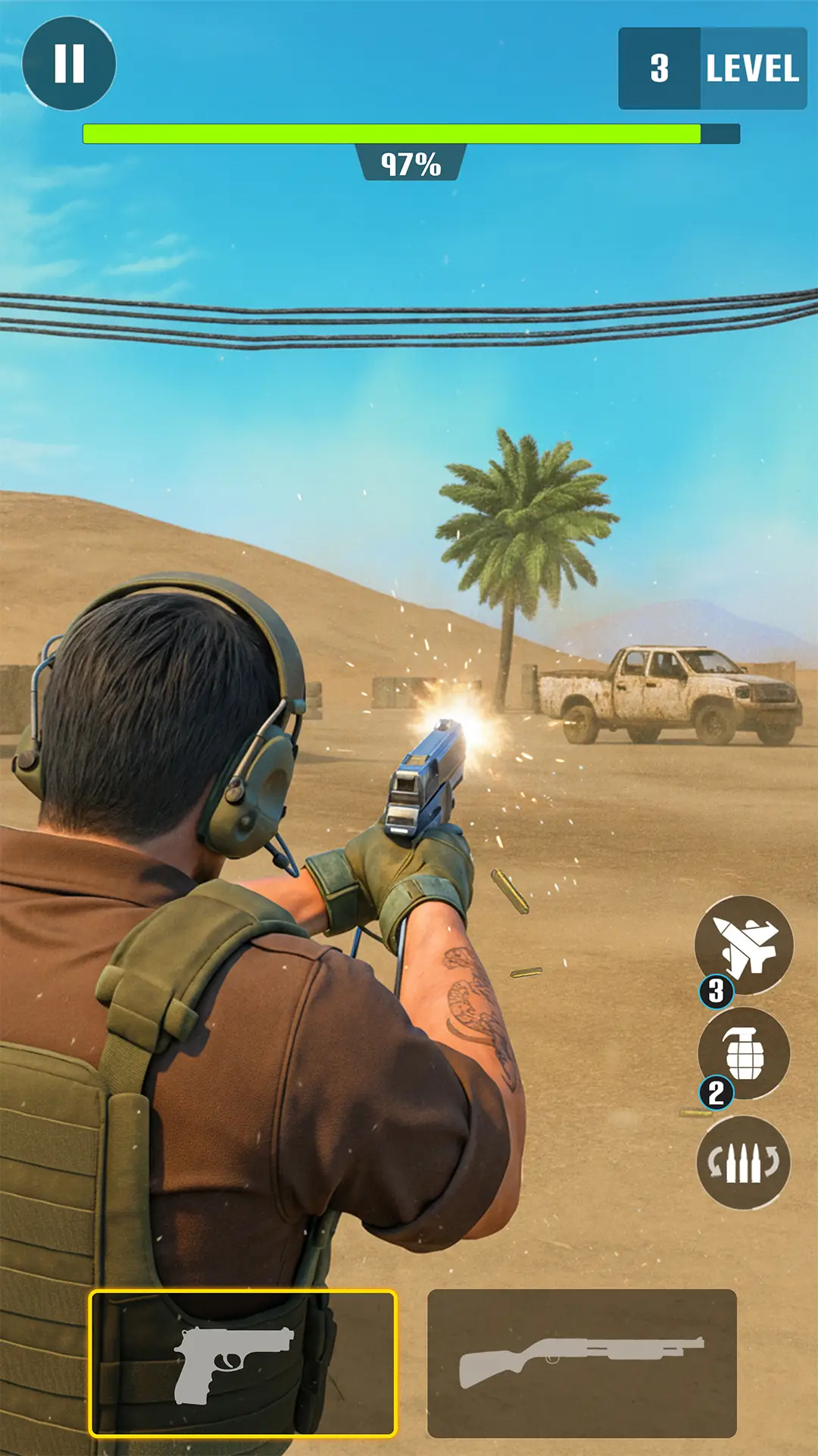 Captura de tela Elite Commando: Gun Games 4