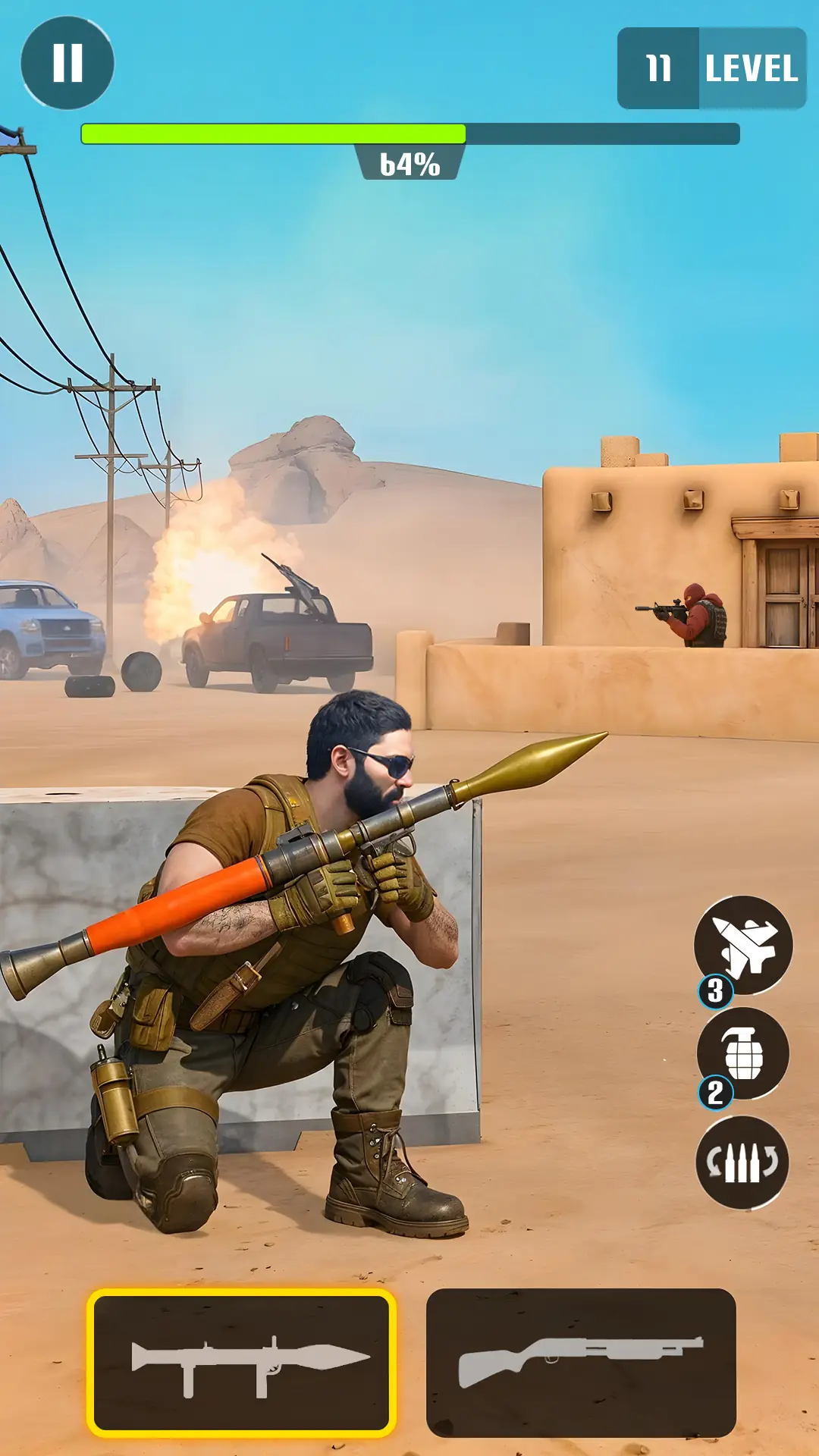 Captura de tela Elite Commando: Gun Games 5