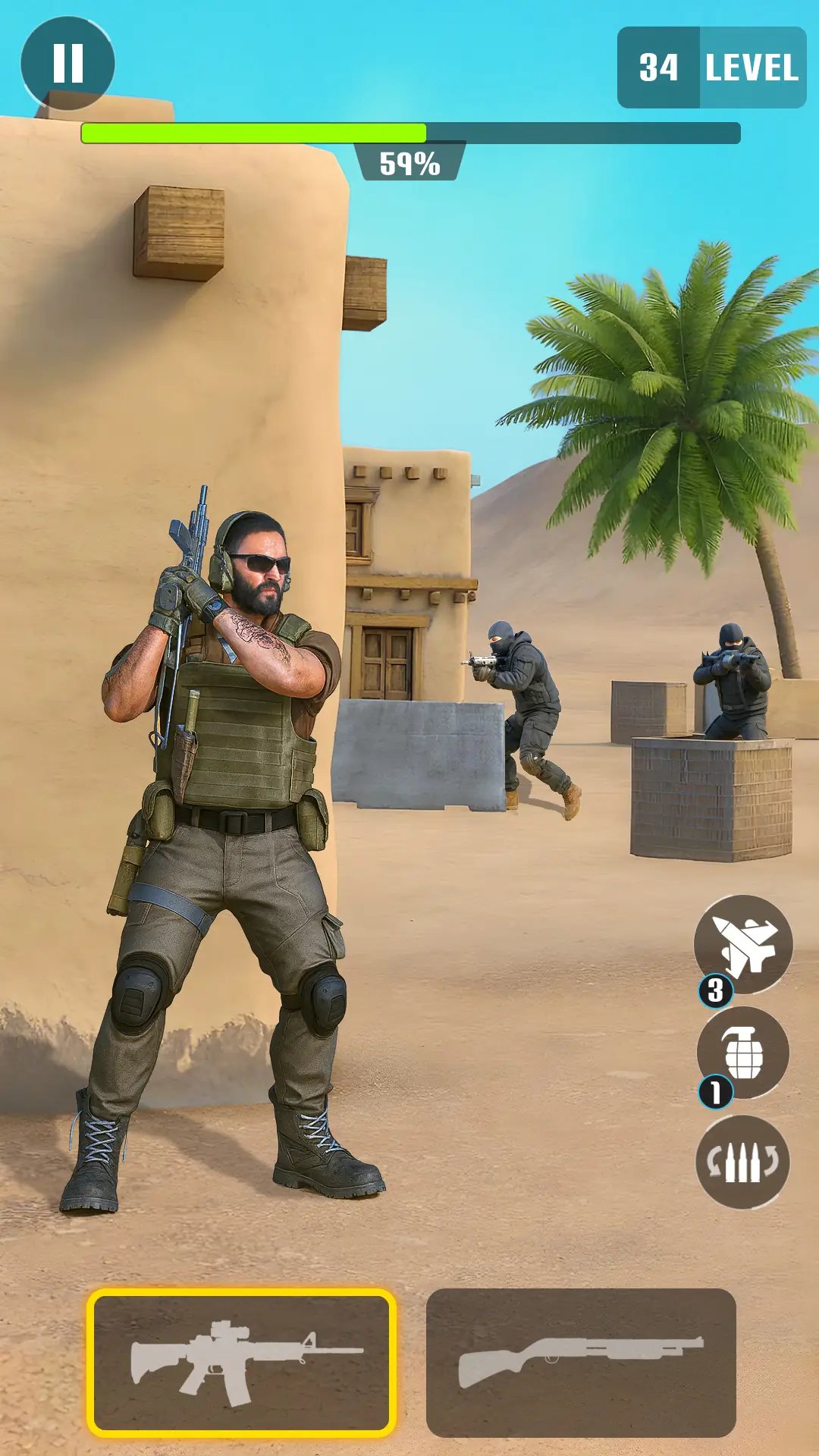 Captura de tela Elite Commando: Gun Games 6