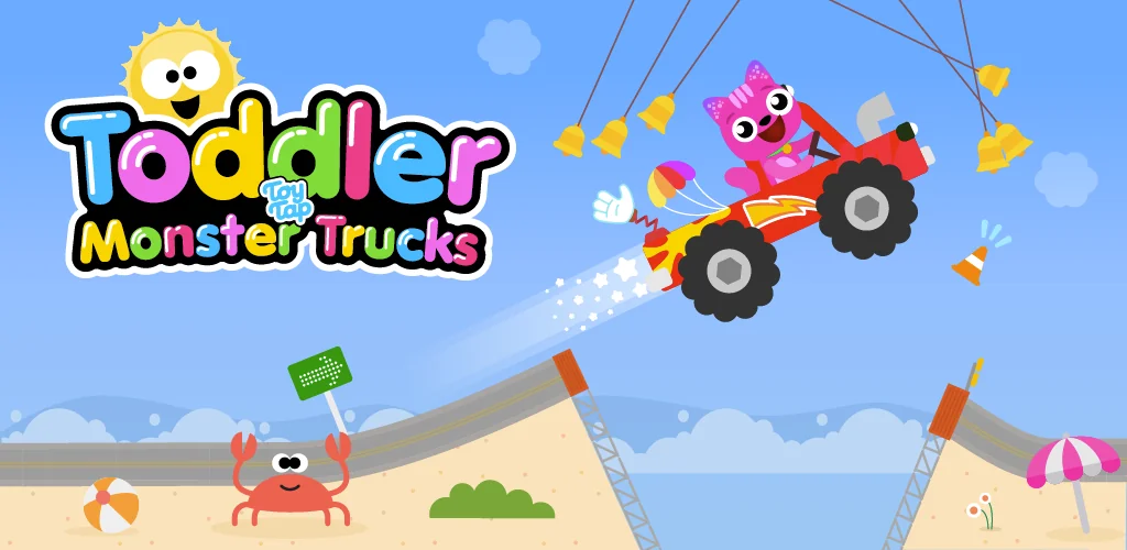 Kids Monster Truck Games 2+ игра обложка для Android