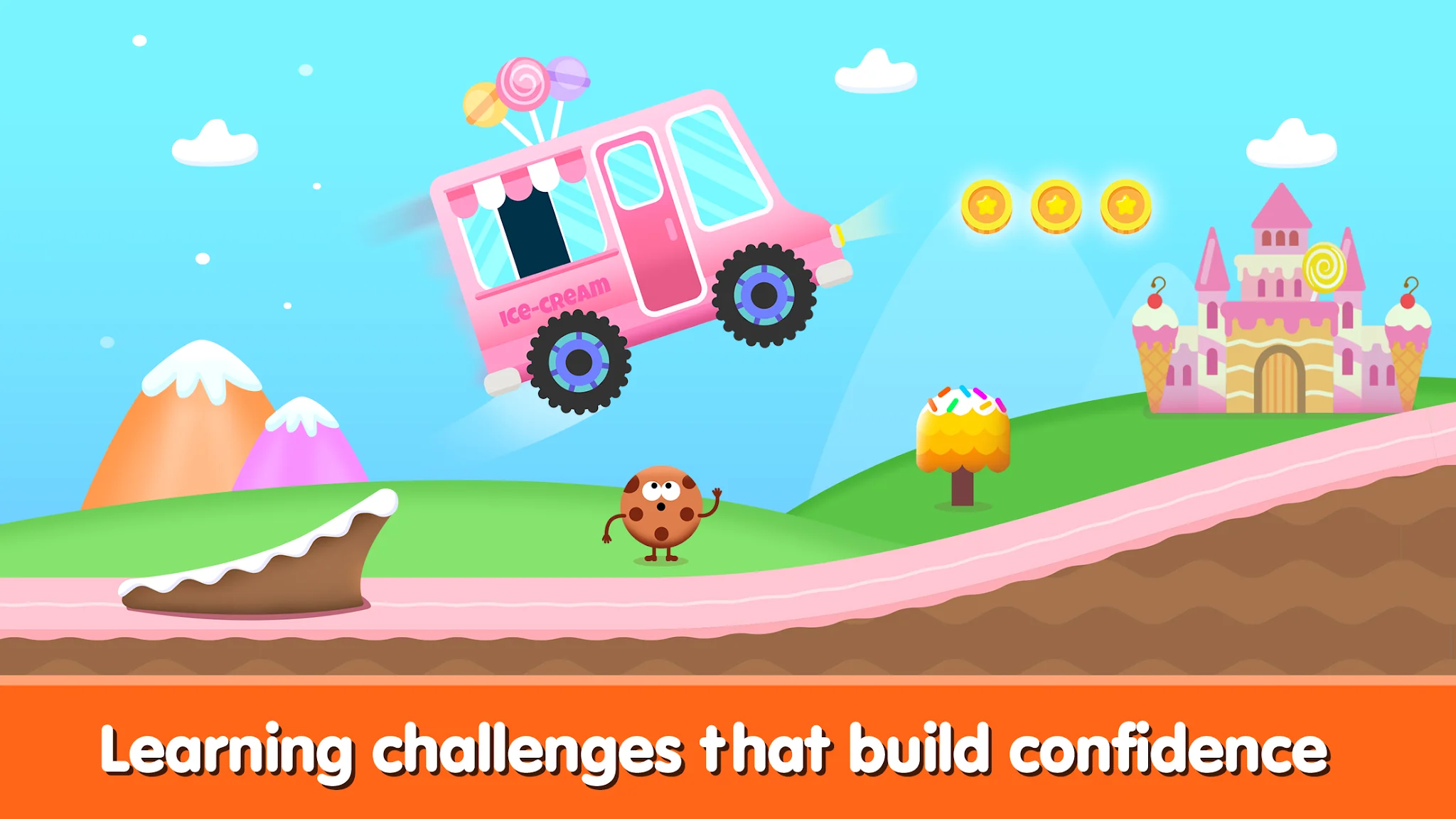 Скриншот Kids Monster Truck Games 2+ 2