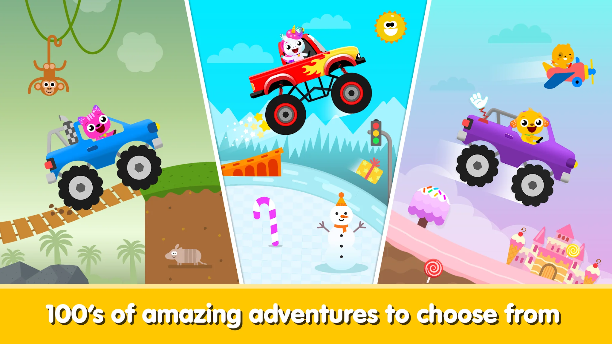 Скриншот Kids Monster Truck Games 2+ 3