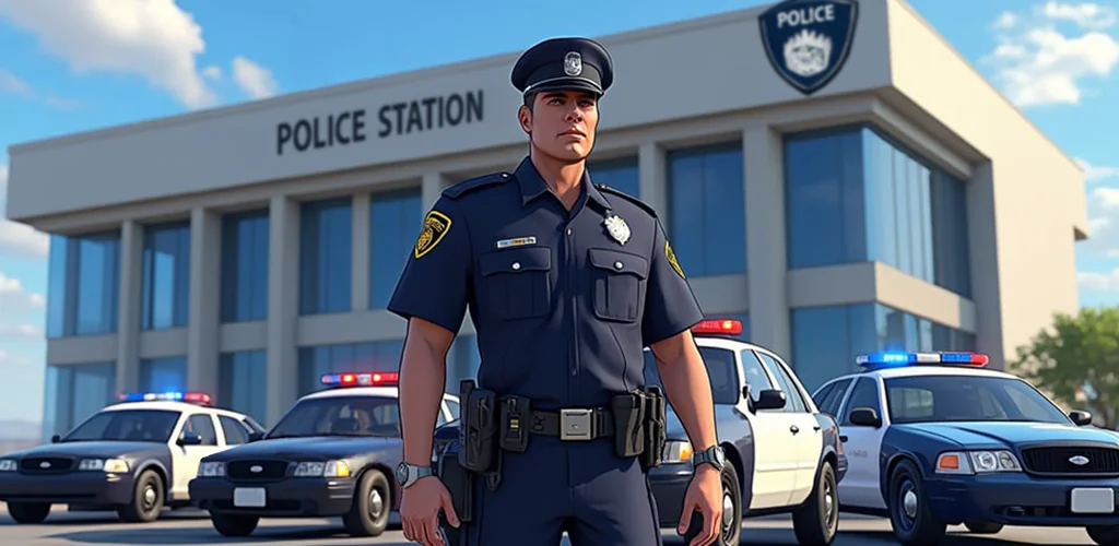 Police Simulator: Car Games jogo arte da capa para Android