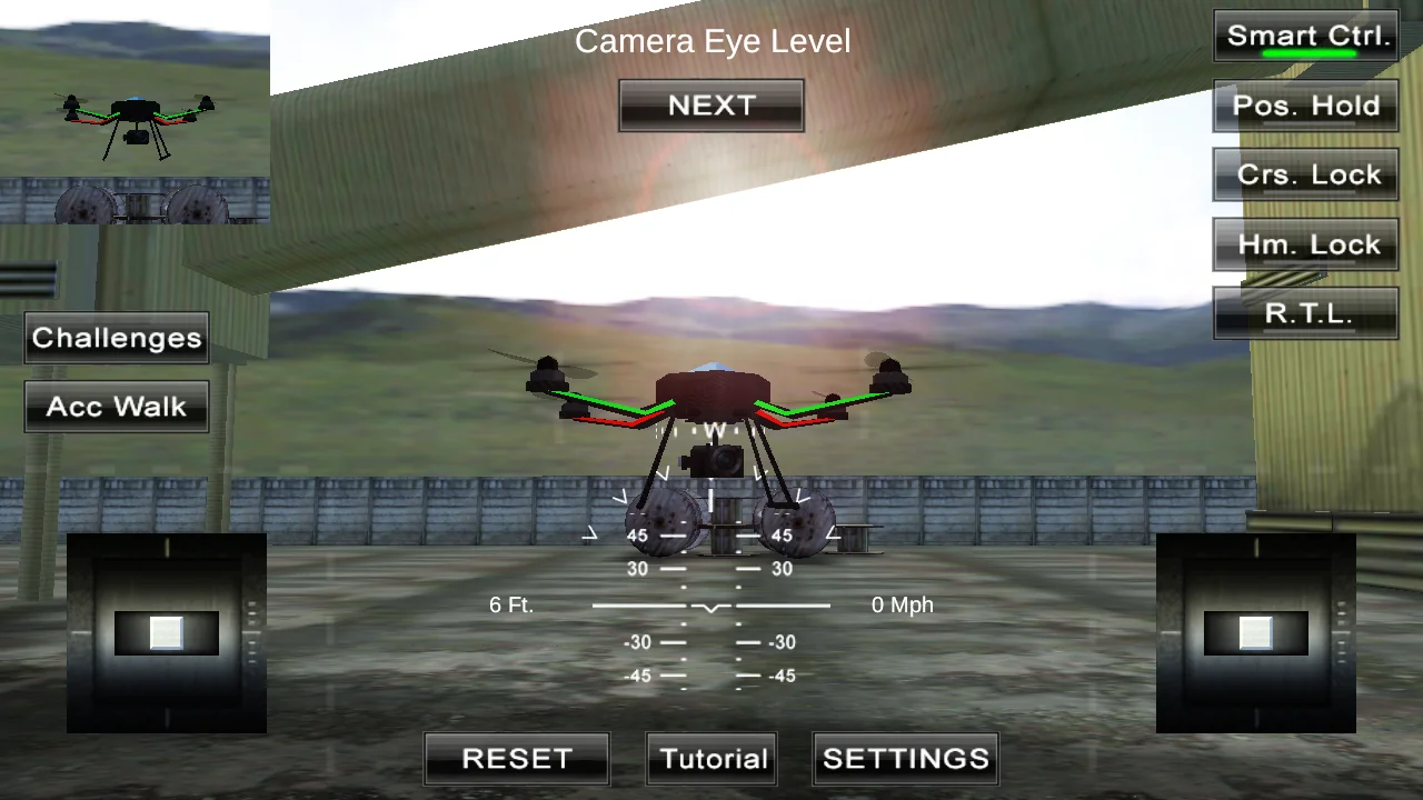 Capture d'écran Quadcopter FX Simulator 1