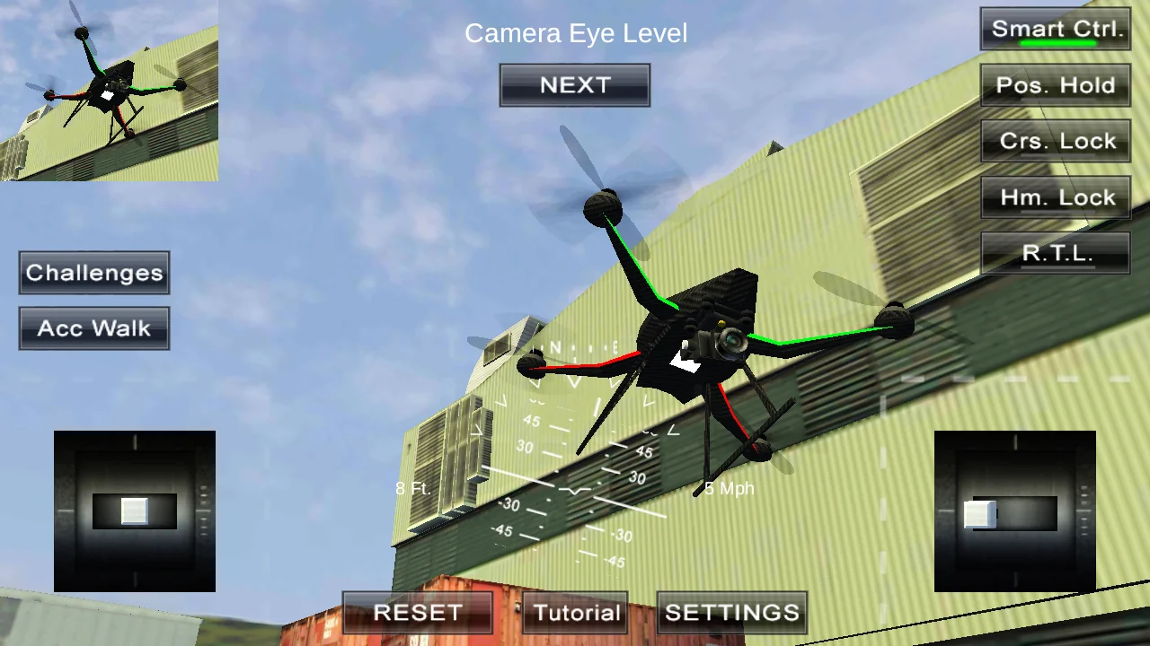 Capture d'écran Quadcopter FX Simulator 2