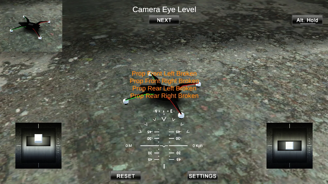 Capture d'écran Quadcopter FX Simulator 3