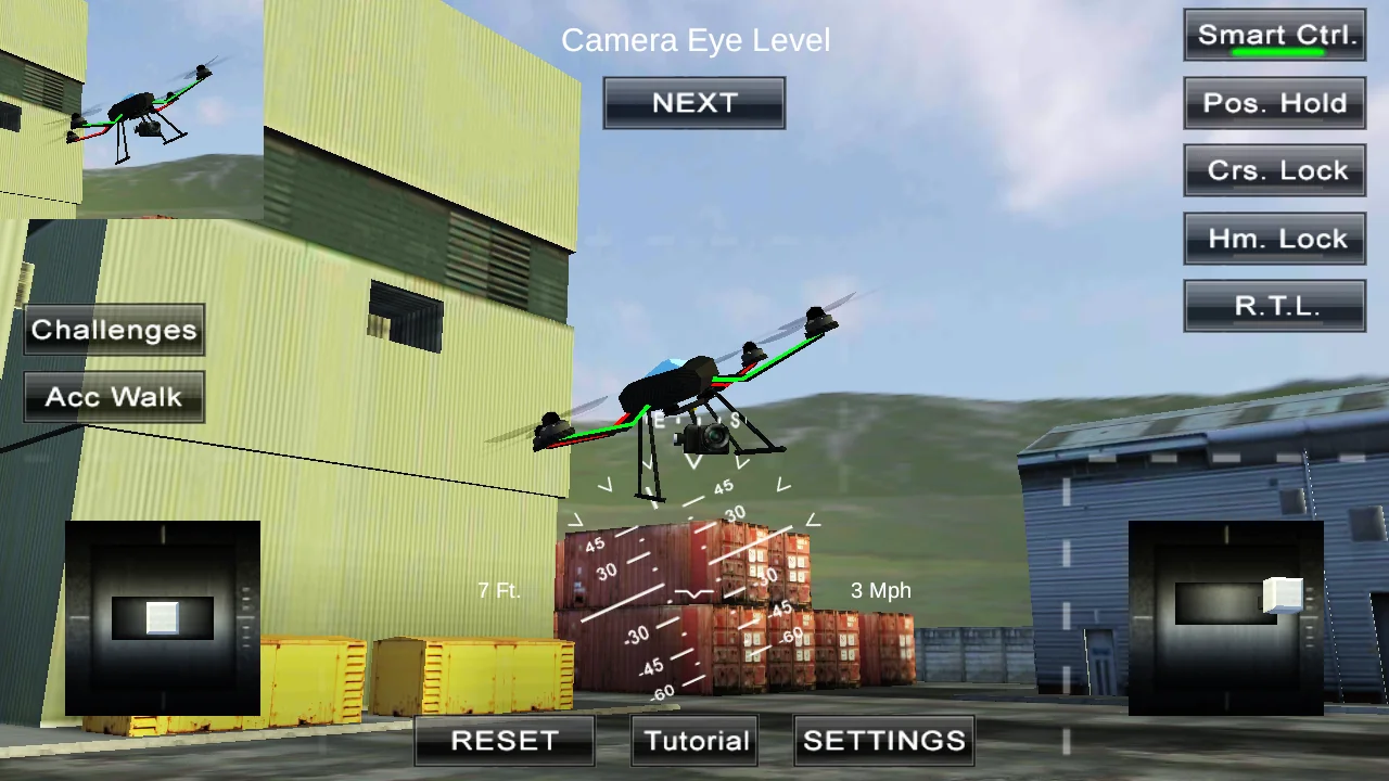 Capture d'écran Quadcopter FX Simulator 7