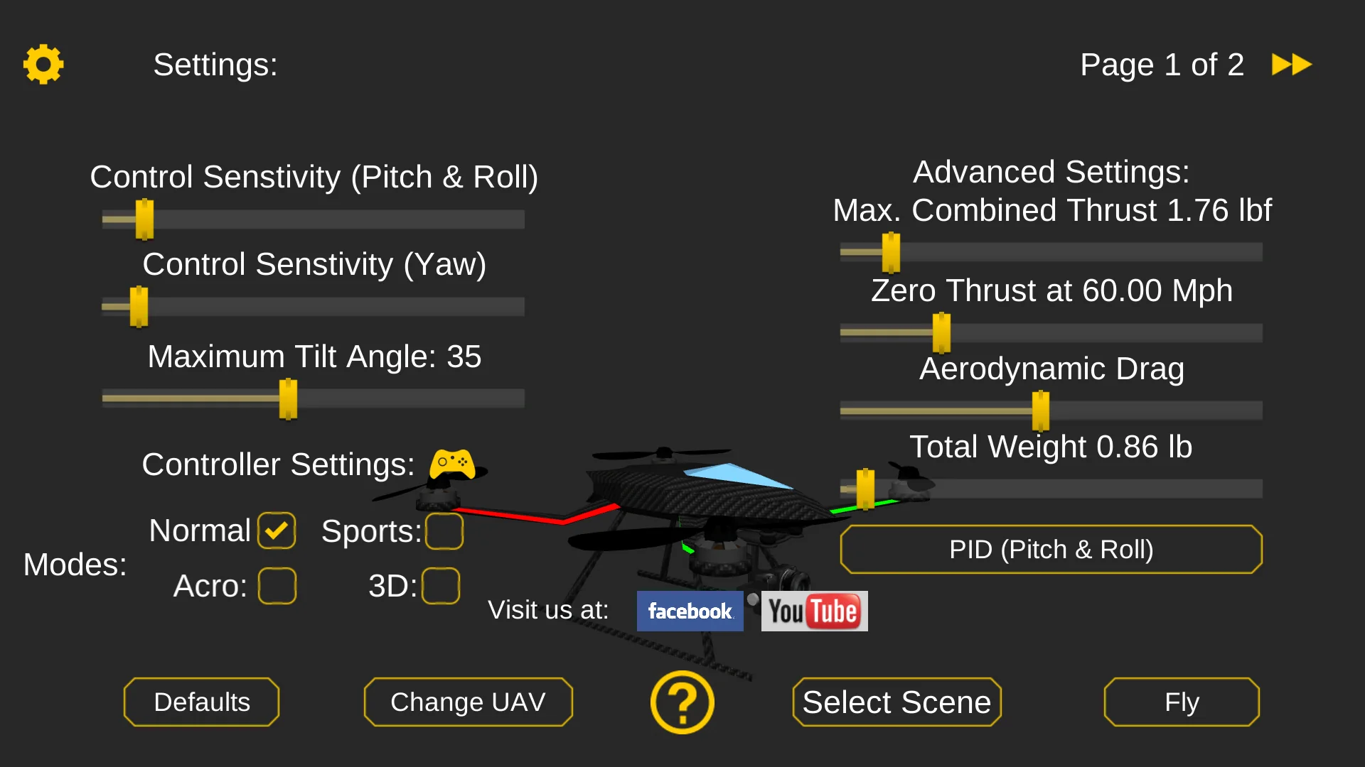 Capture d'écran Quadcopter FX Simulator 8