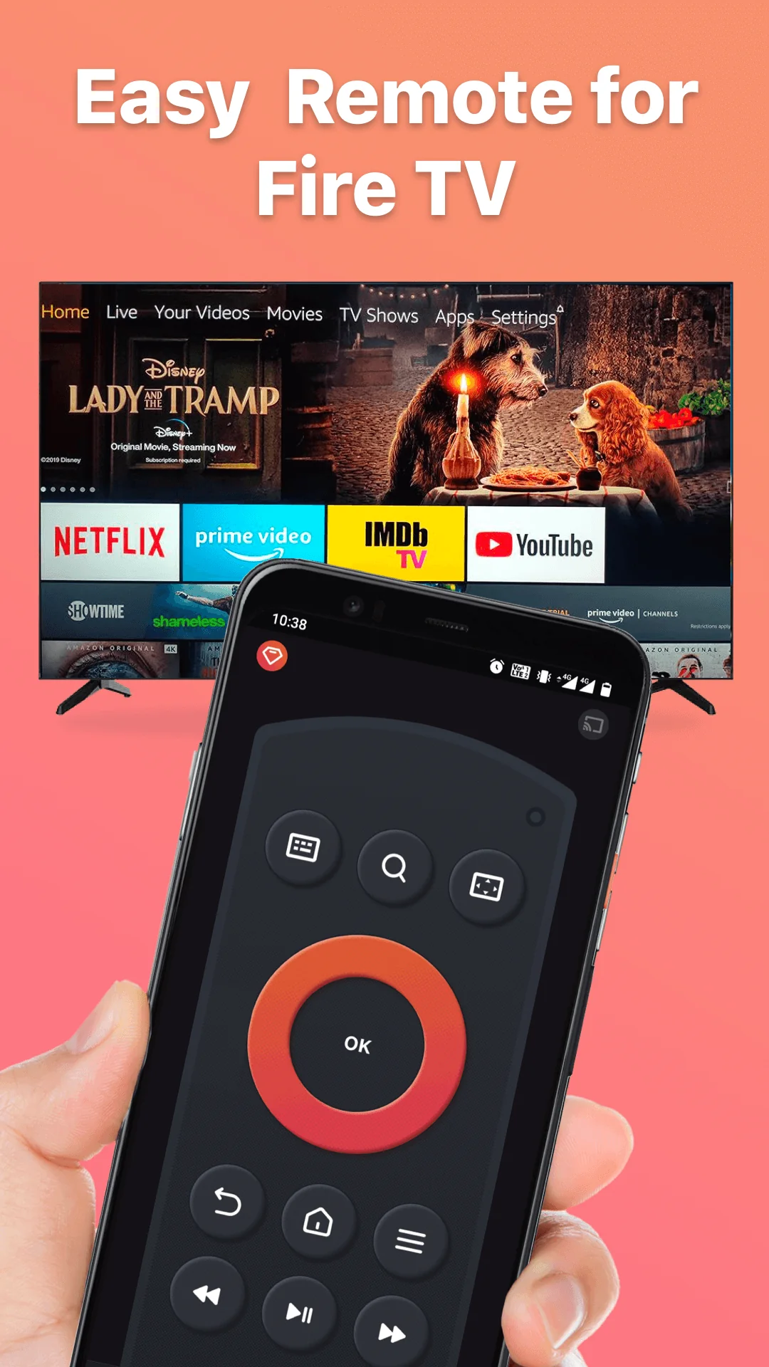 Снимка на екрана Remote for Fire TV & FireStick 1