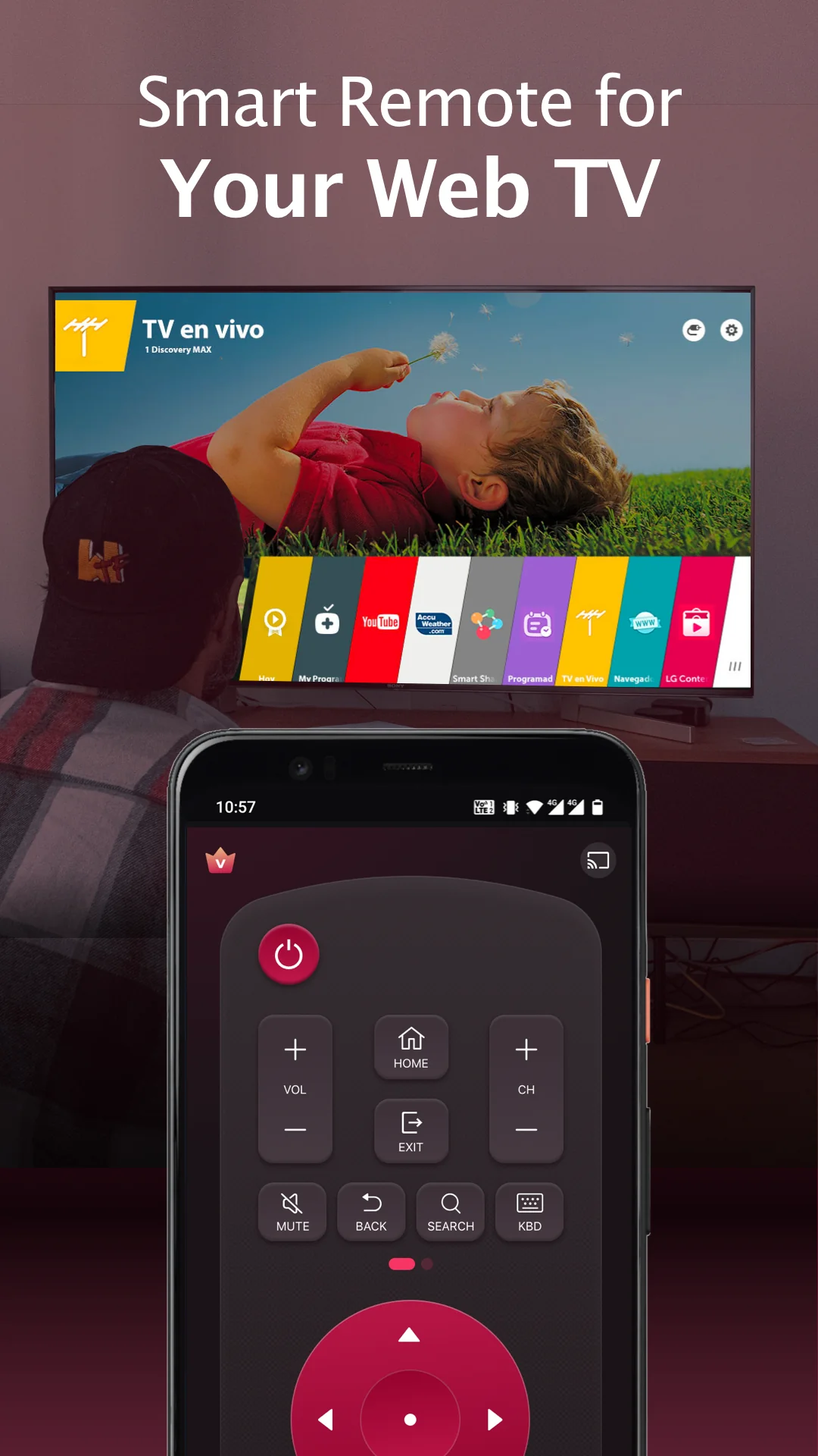 Captură de ecran Remote for Smart Web TV 1