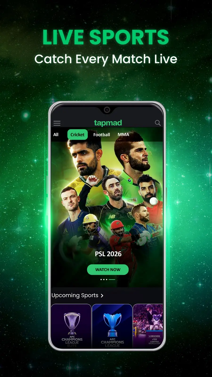 Скриншот tapmad: Live Sports 7