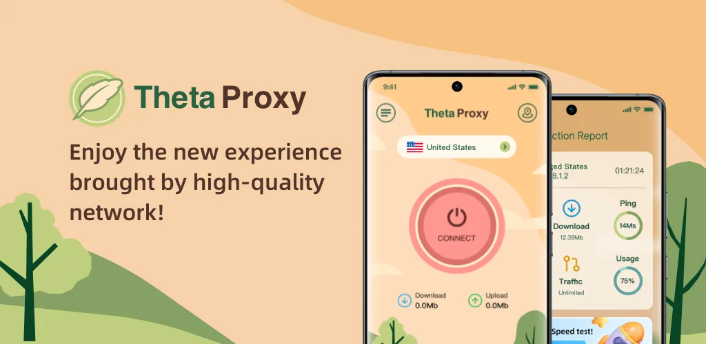 Theta Proxy[Stable,Quick] برنامج غلاف فني للأندرويد