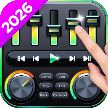 Penguat Bass - Equalizer Ikon