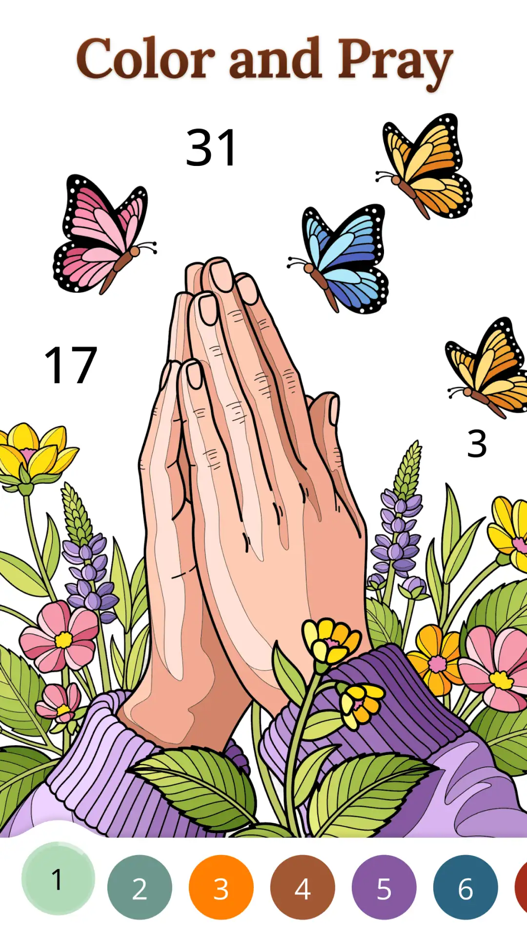 لقطة شاشة Bible Coloring Paint By Number %د