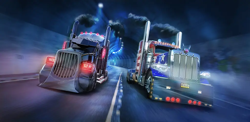 Big Rig Racing: Drag racing игра обложка для Android