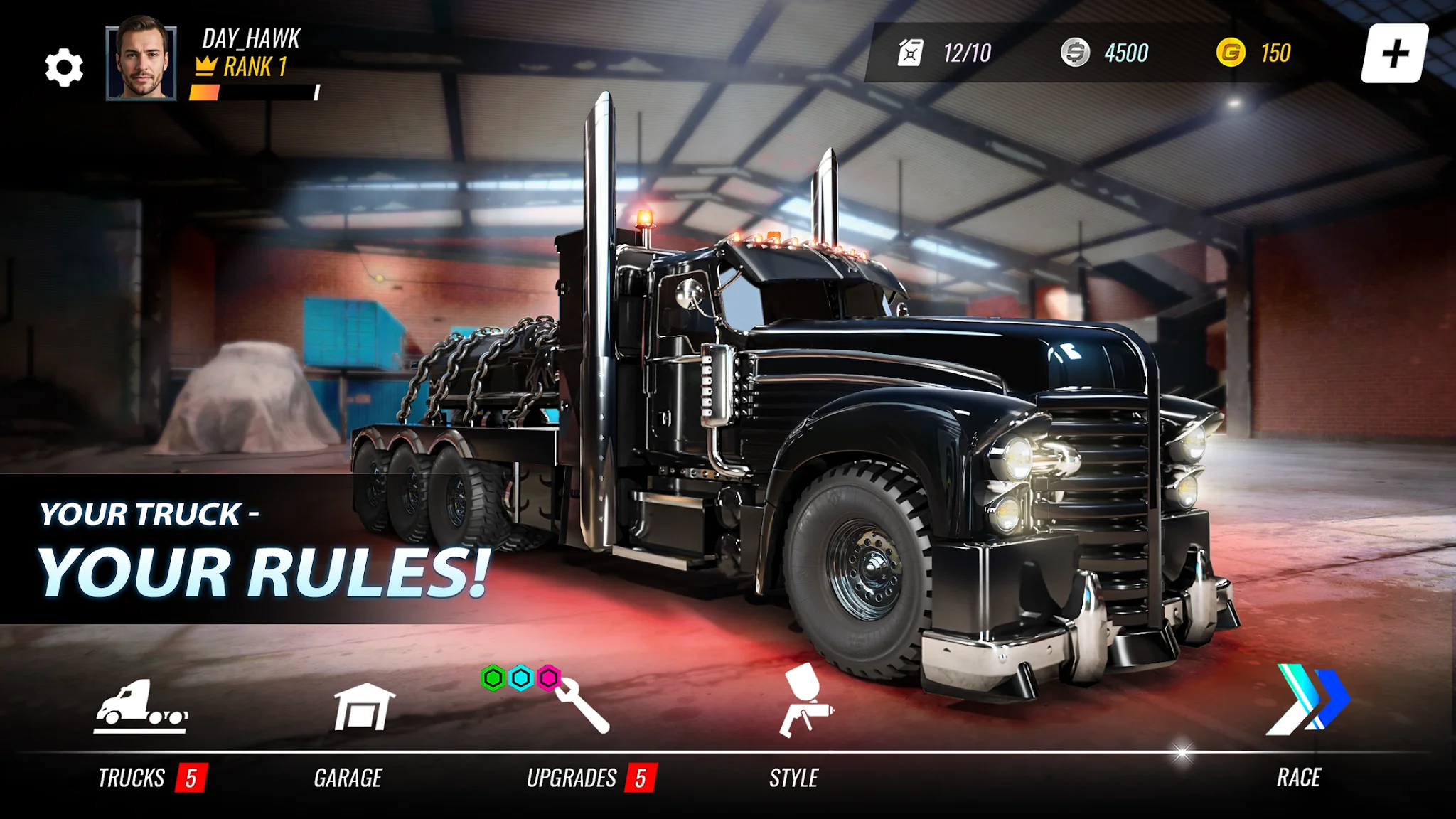 Скриншот Big Rig Racing: Drag racing 1
