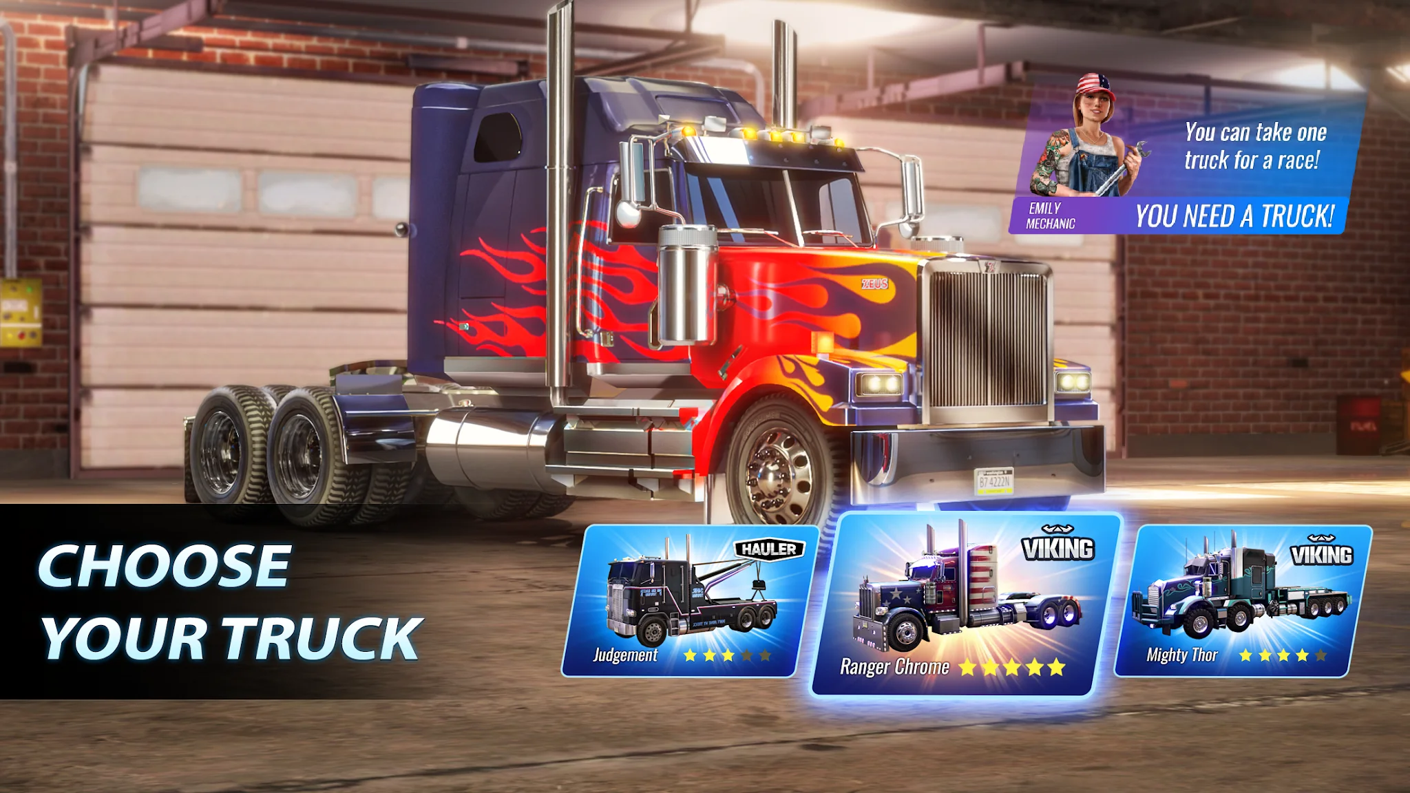 Скриншот Big Rig Racing: Drag racing 2