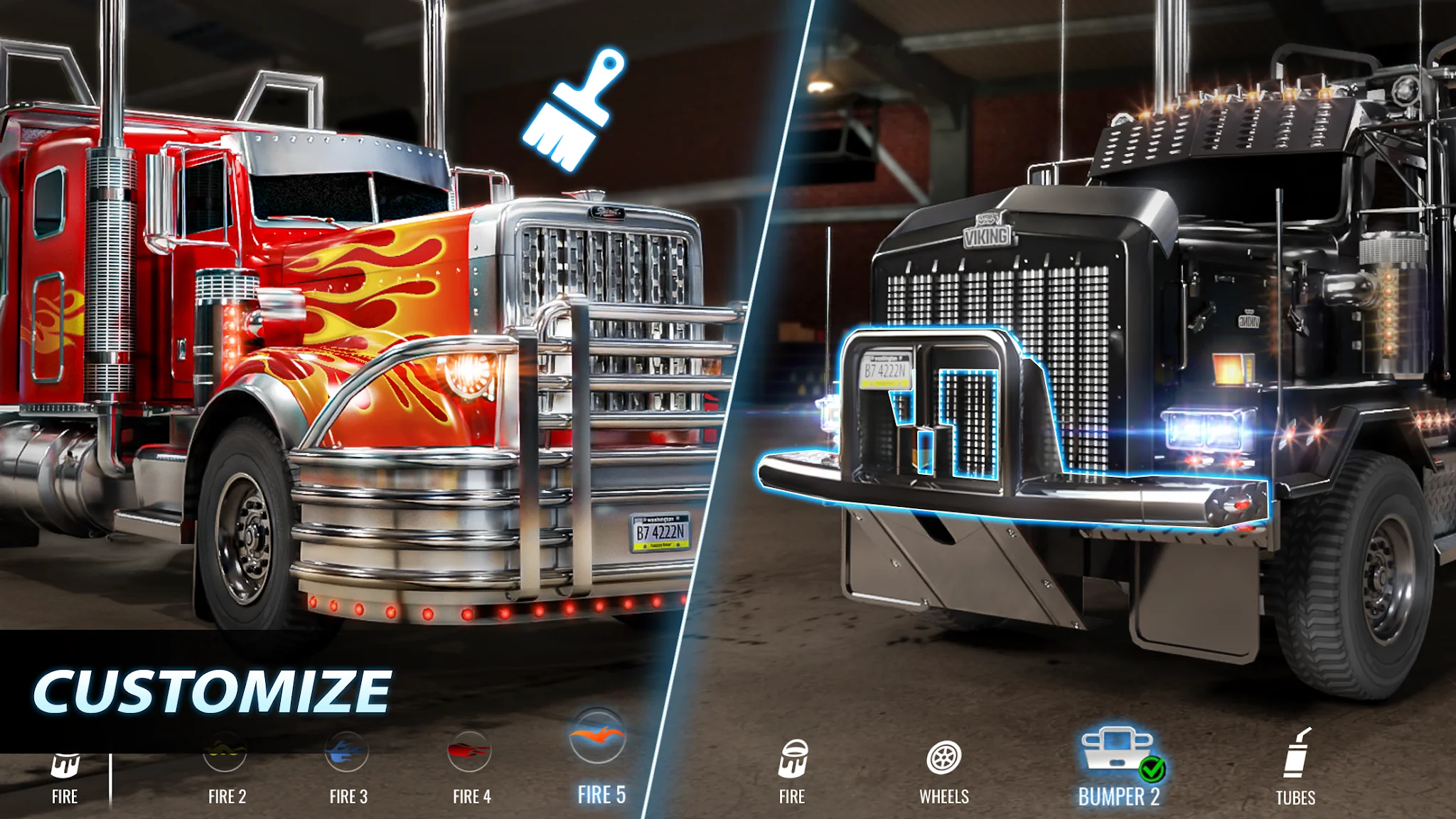 Скриншот Big Rig Racing: Drag racing 3