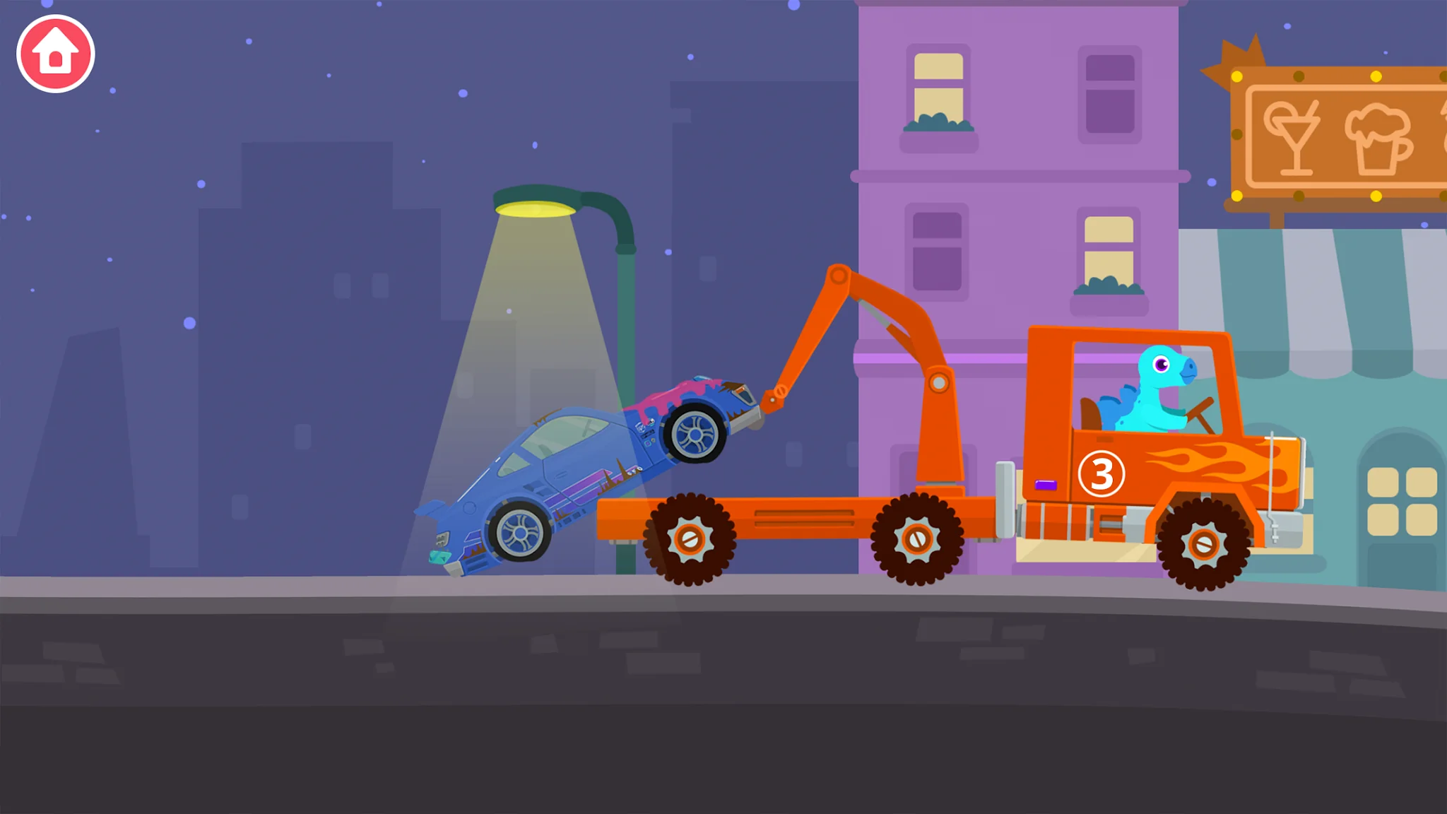لقطة شاشة ألعاب شاحنات إنقاذ الديناصورات %د
