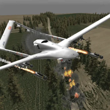 Drone Strike Military War 3D Icône