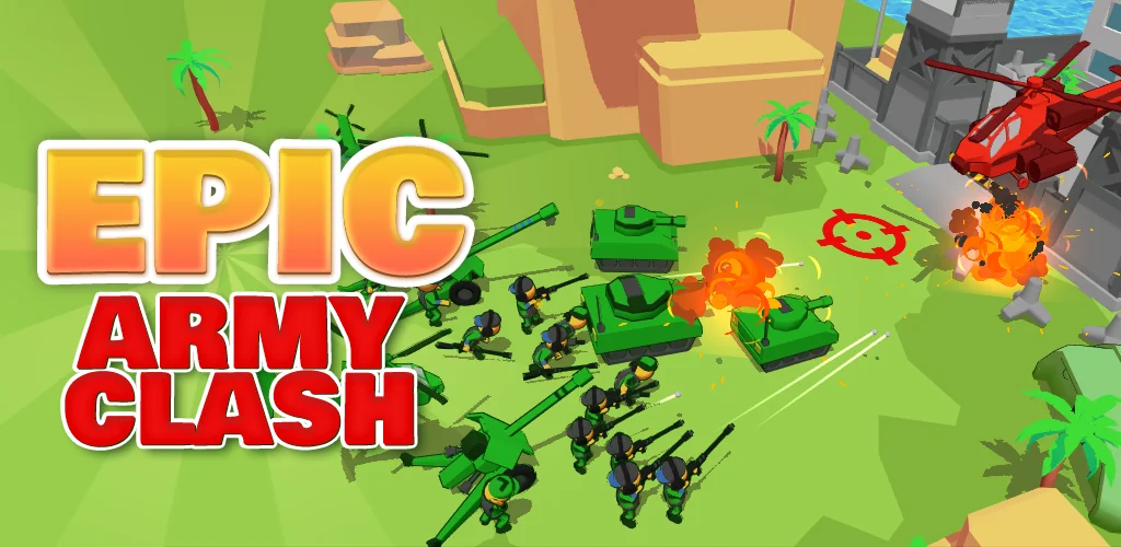 Epic Army Clash παιχνίδι cover art for Android