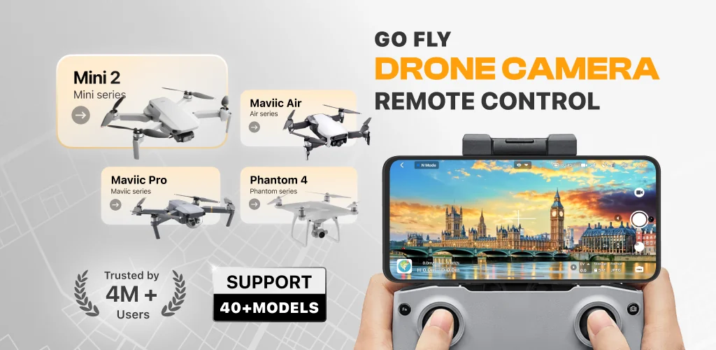 Go Fly Drone Remote Controller приложение обложка для Android