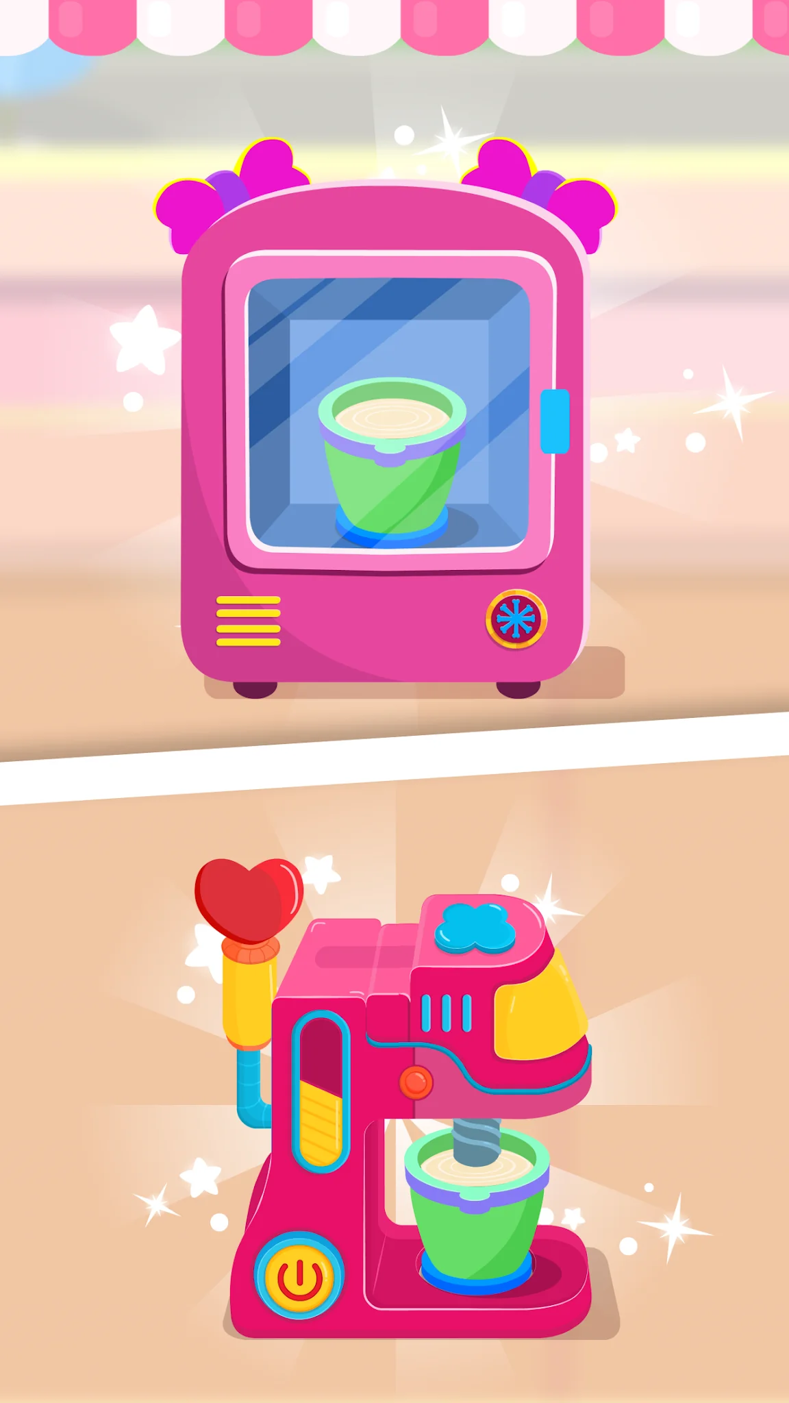 Captura de pantalla Juegos de Heladería para Niños 4