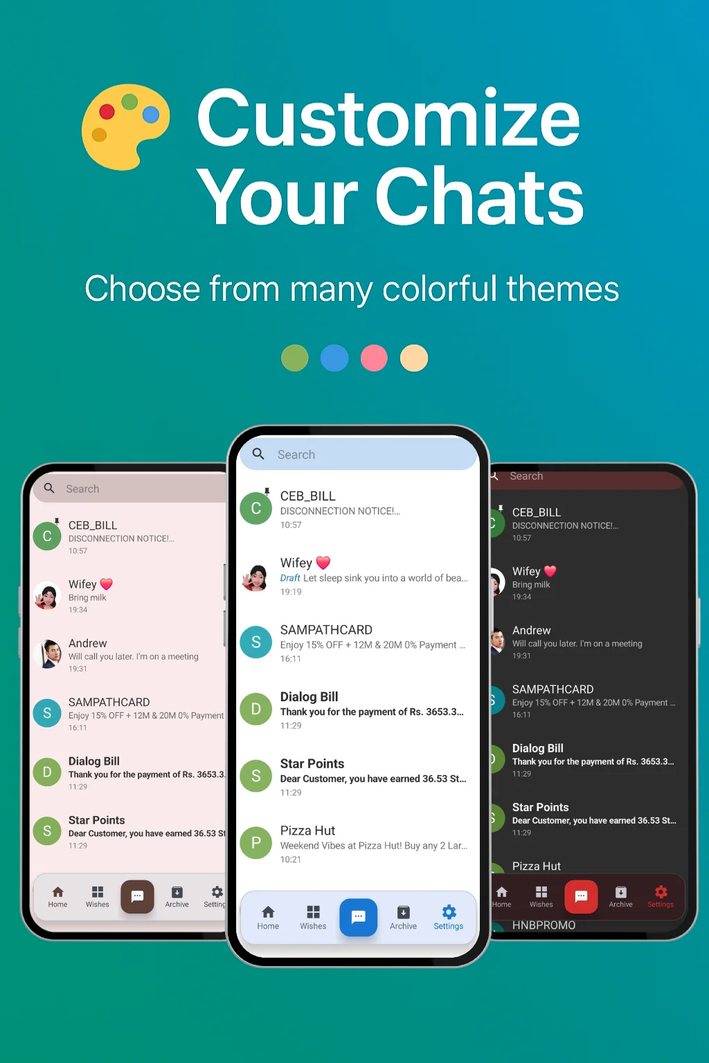 Ảnh chụp màn hình Max Messages – Smart SMS 1