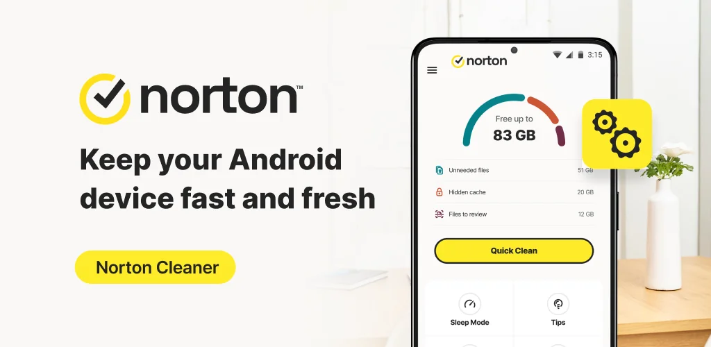 Norton Cleaner – Junk removal εφαρμογή cover art for Android