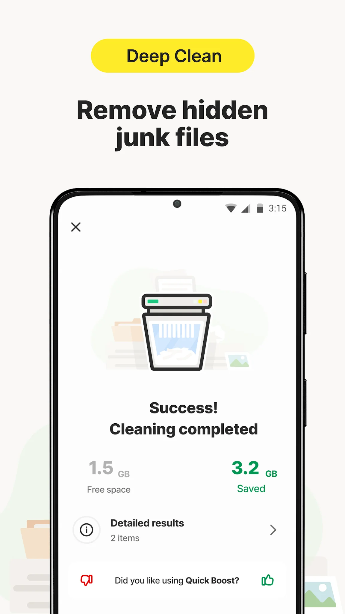 Στιγμιότυπο Norton Cleaner – Junk removal 2