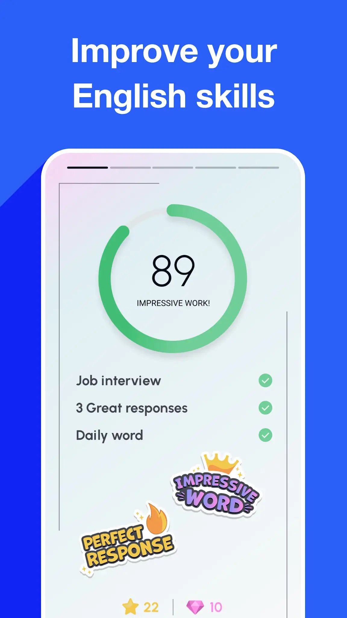 Скриншот Speak English with Loora AI 5