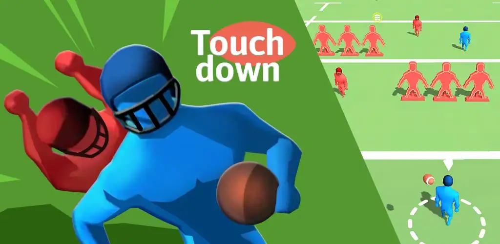 Touch Down 3D jogo arte da capa para Android