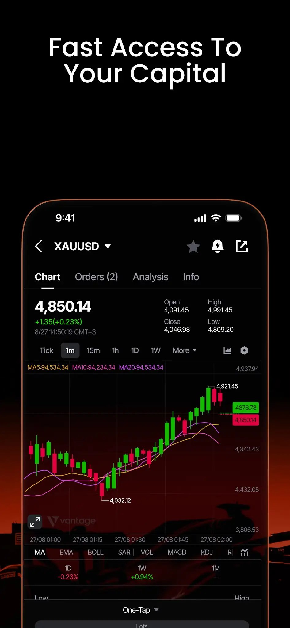 Скриншот Vantage:All-In-One Trading App 6