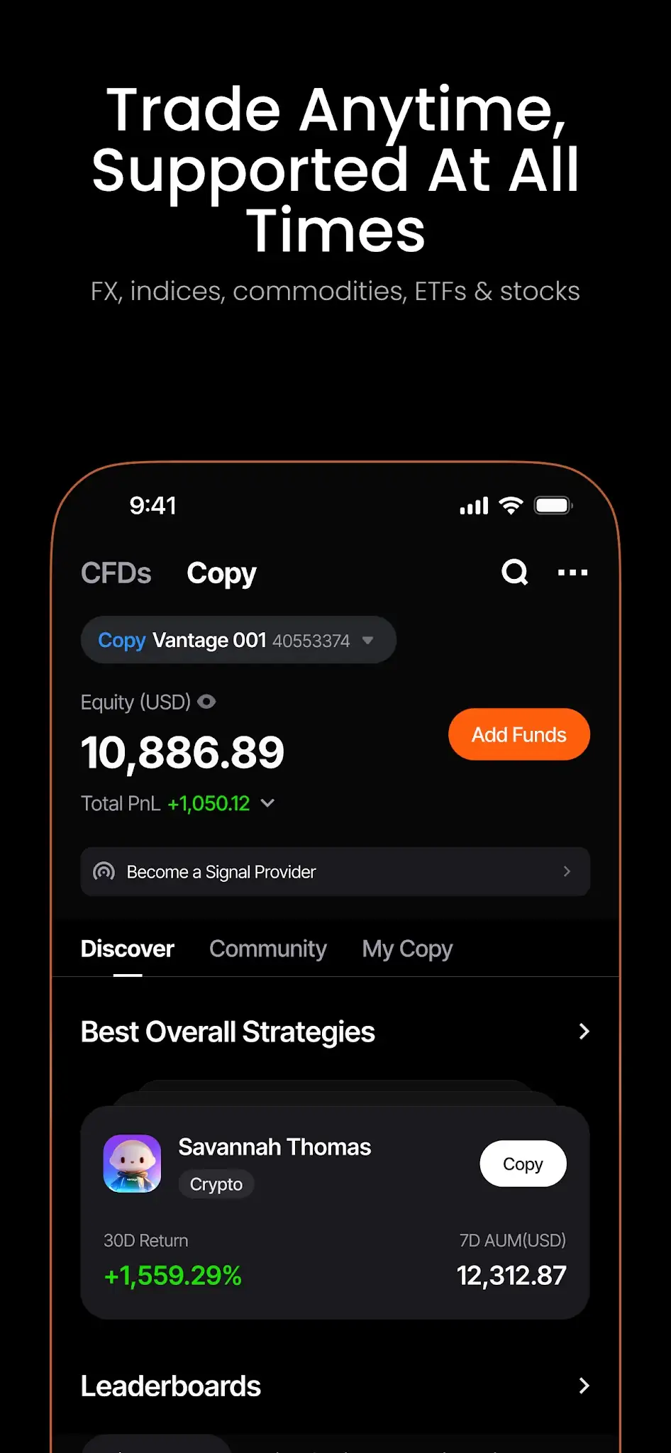 Скриншот Vantage:All-In-One Trading App 8