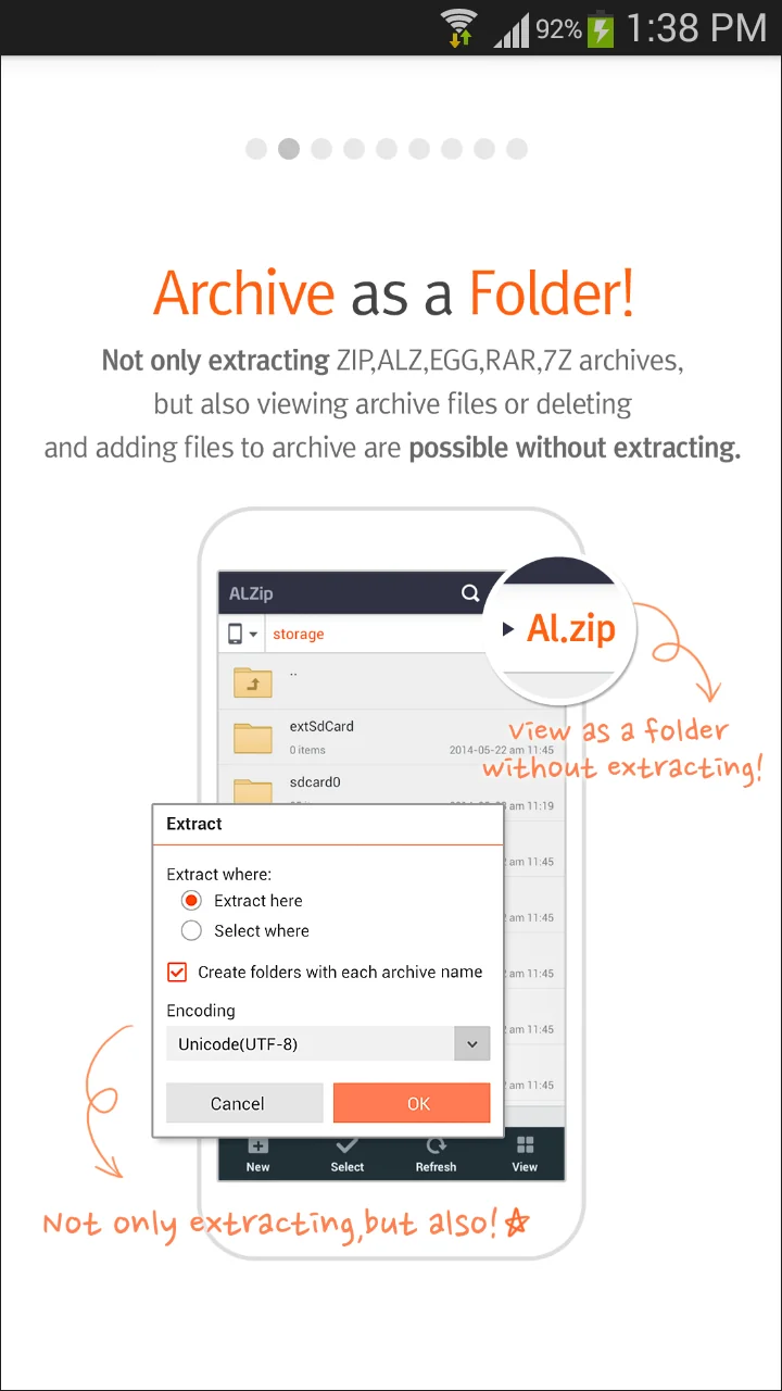 Screenshot ALZip – File Manager & Unzip 1