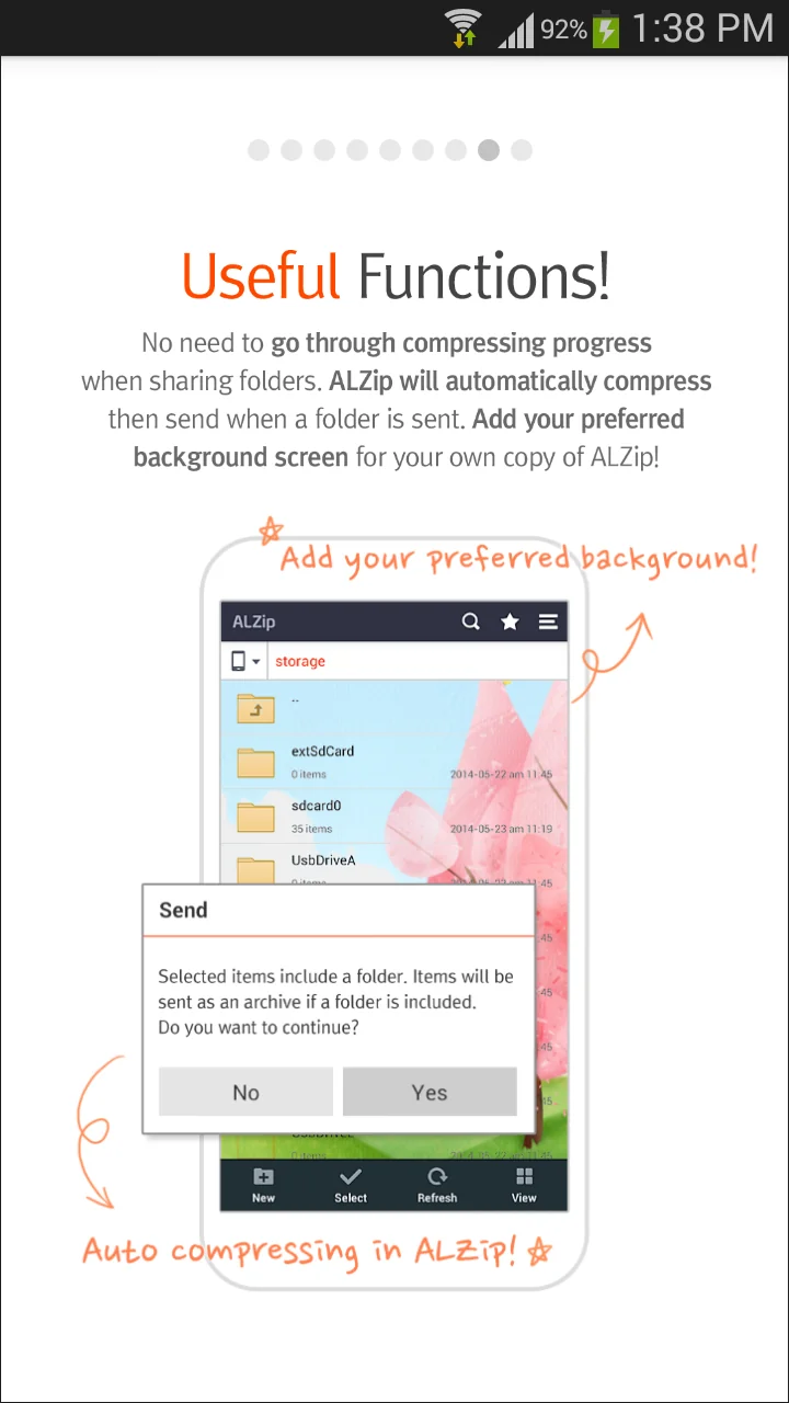 Screenshot ALZip – File Manager & Unzip 7