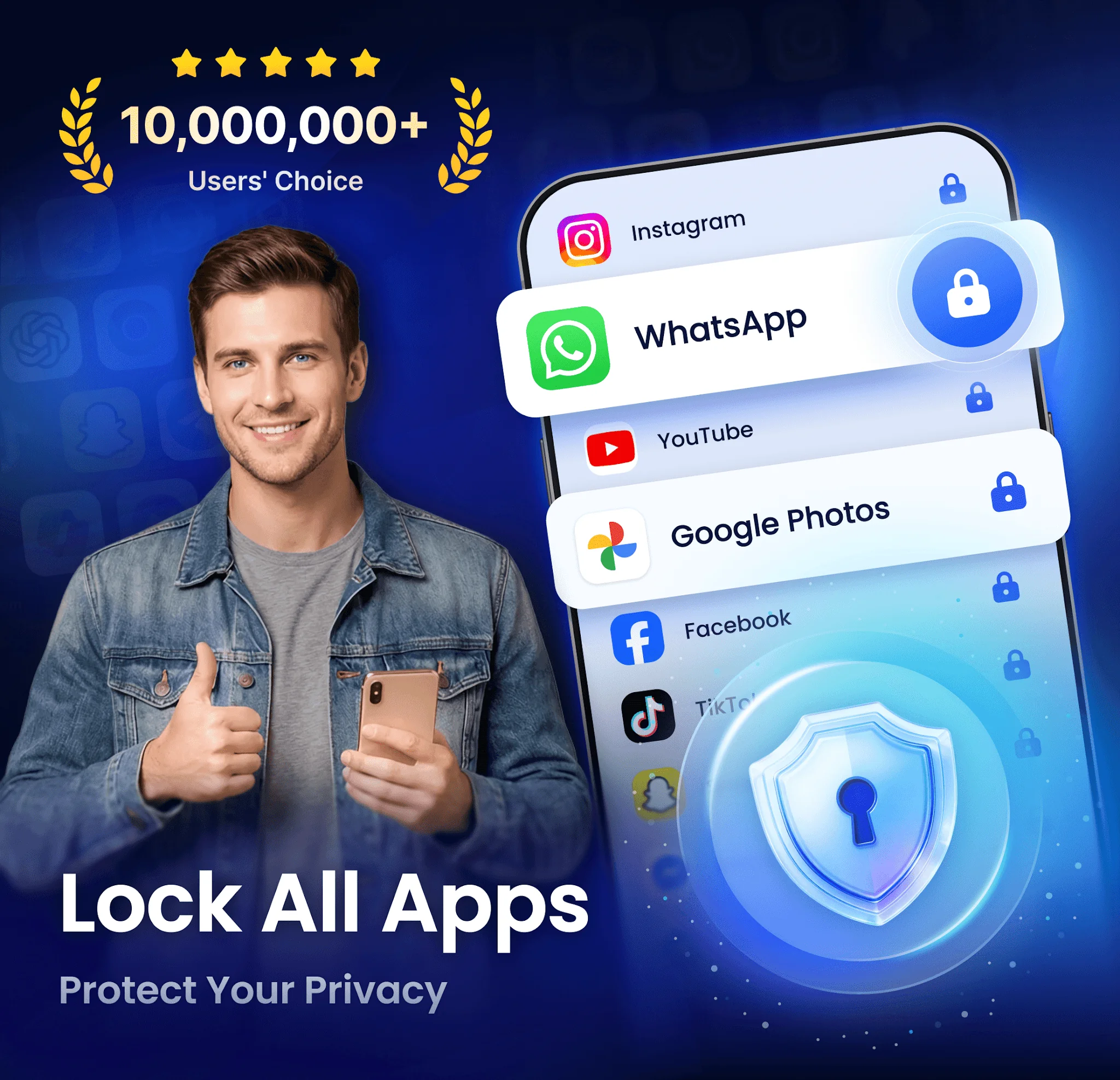 App Lock - Fingerprint Lock скриншот 1