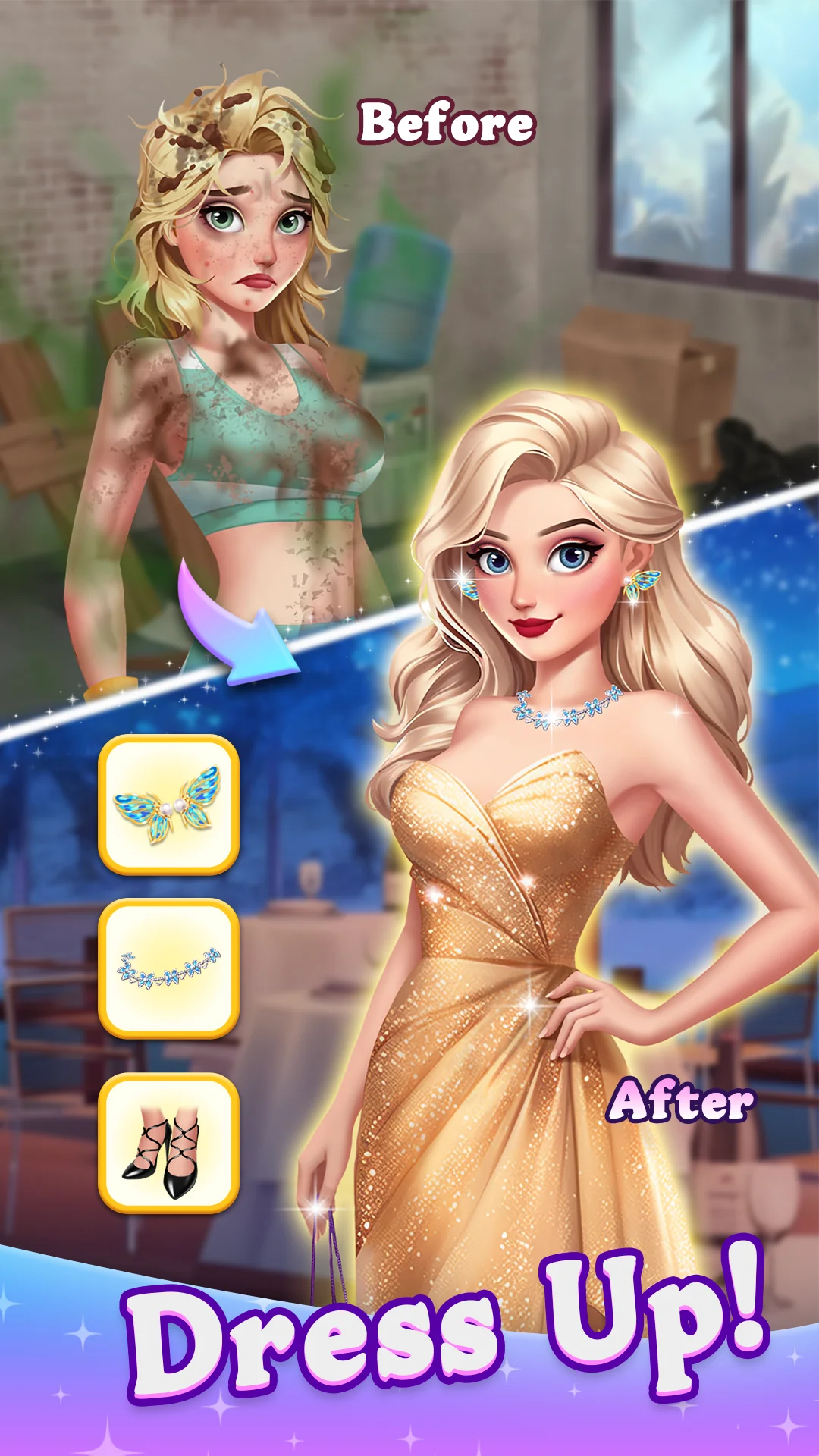 Screenshot Beauty Blast: Makeover & Story 2