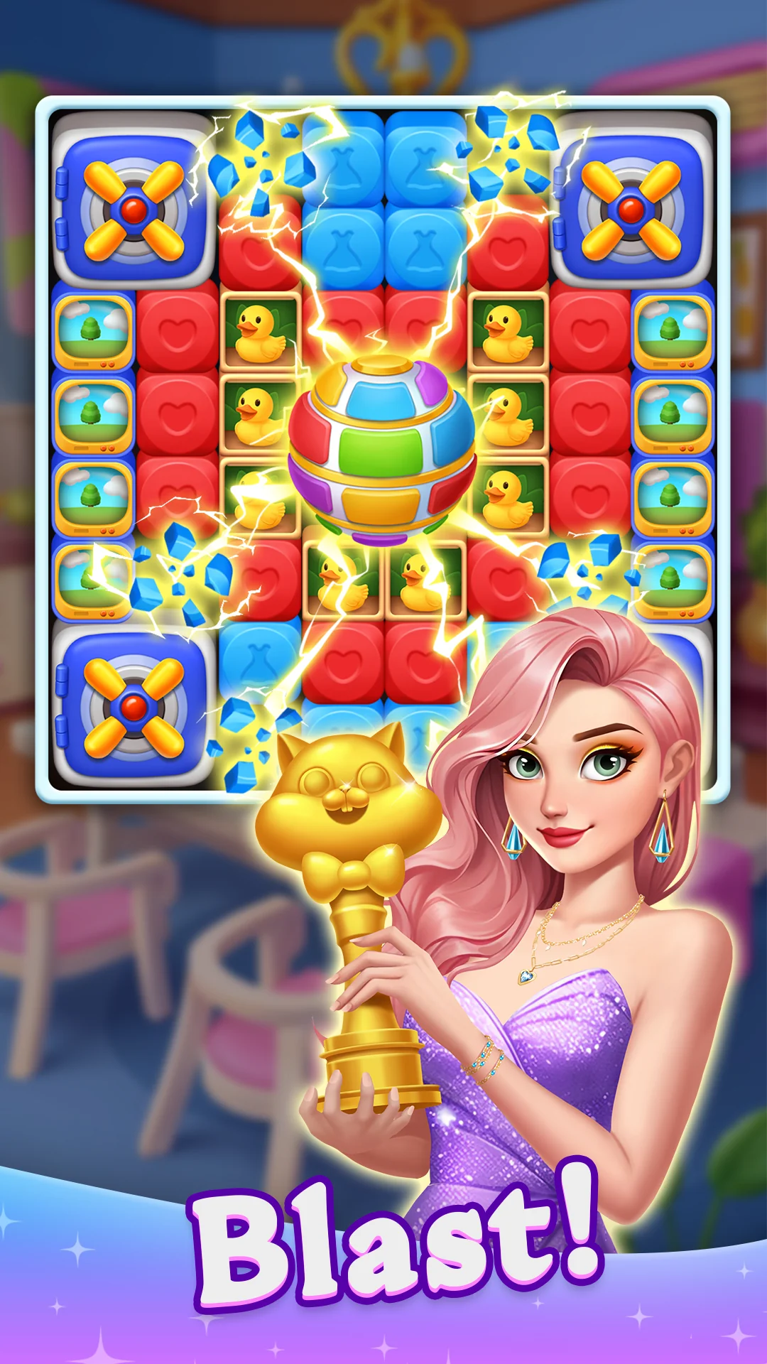 Screenshot Beauty Blast: Makeover & Story 6