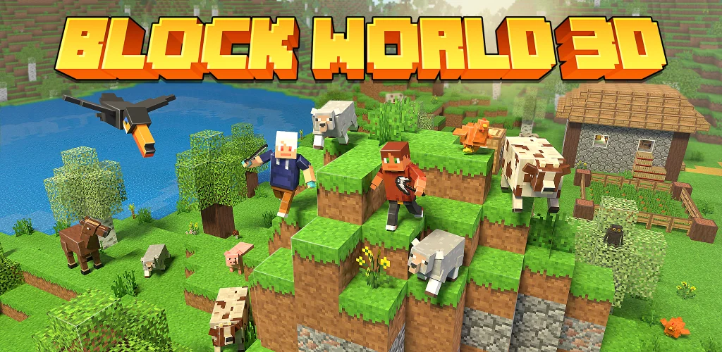 Block World 3D: Craft & Build game cover art for Android