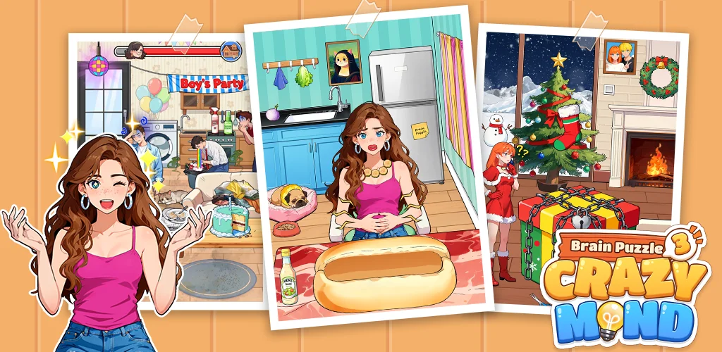 Brain Puzzle 3: Crazy Mind juego carátulas para Android