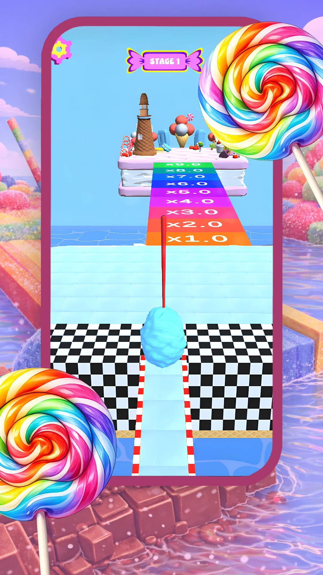 لقطة شاشة Candy Race Launcher %د
