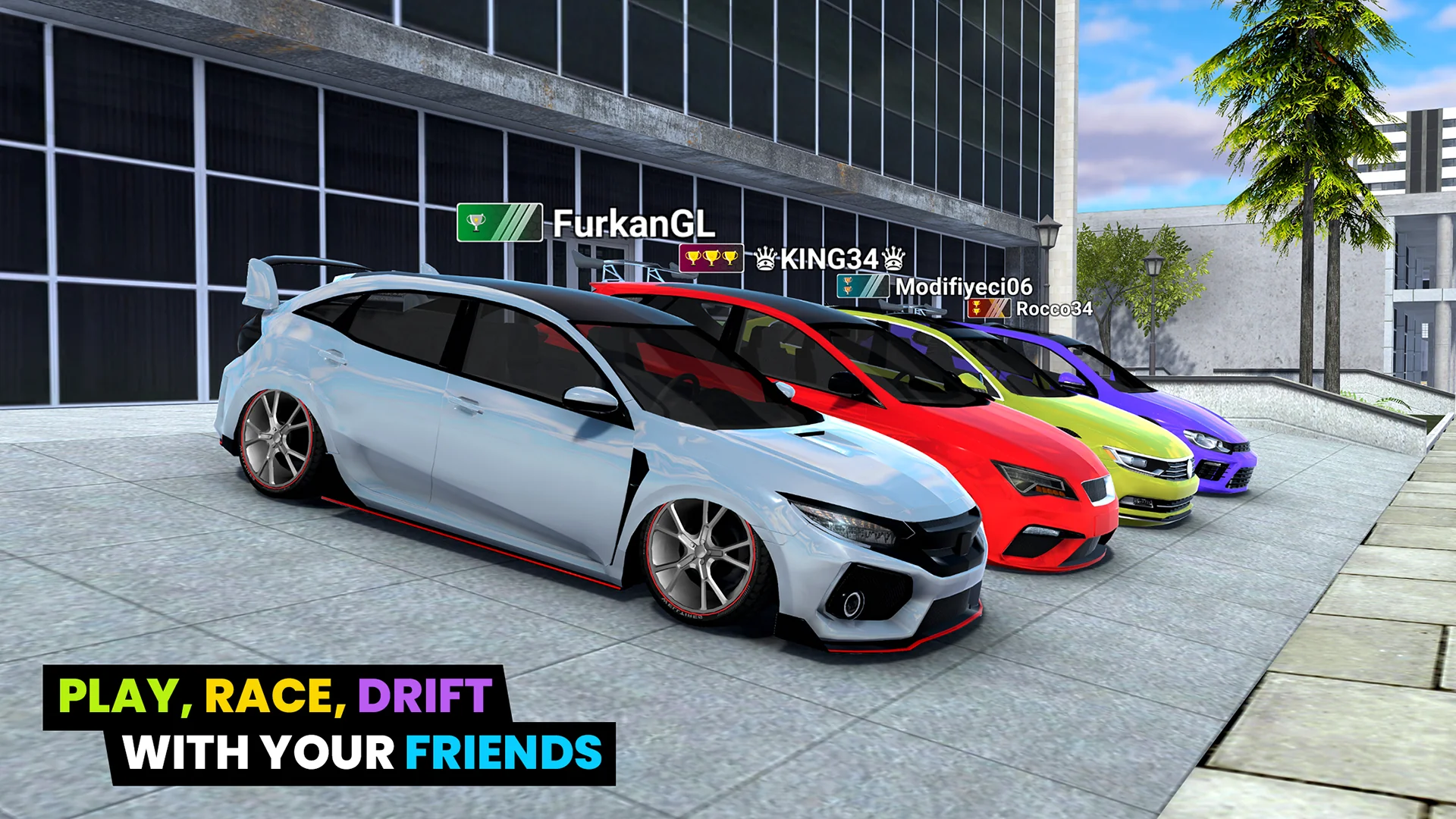 Screenshot Car Parking 3D: Online Drift 2
