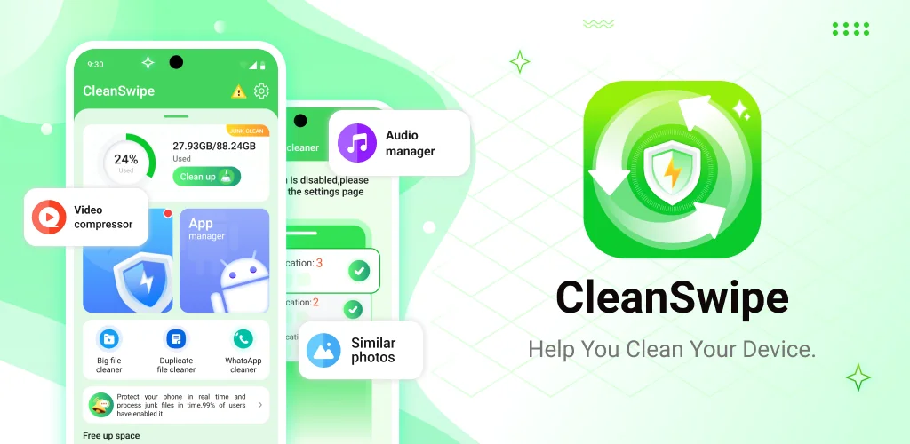 Nettoyage et antivirus application cover art for Android