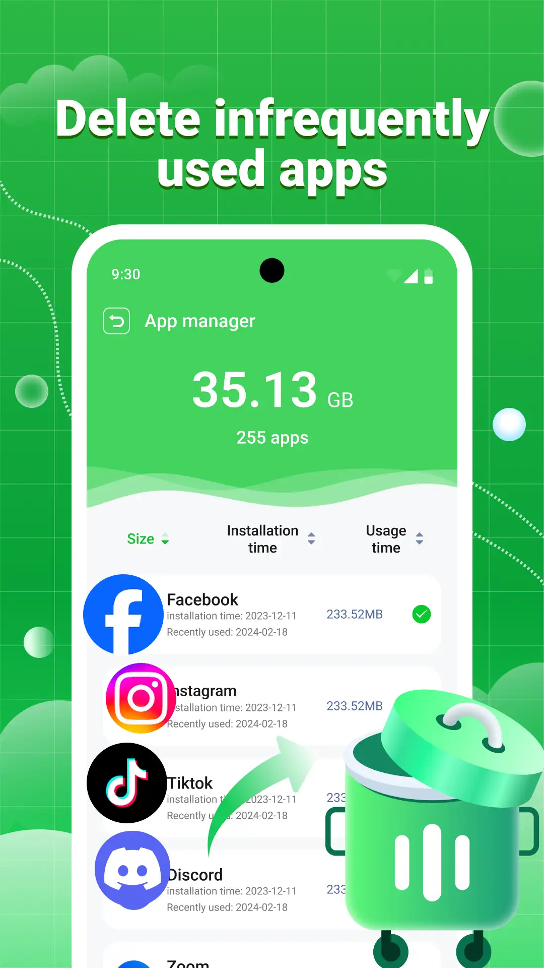 Capture d'écran Nettoyage et antivirus 4