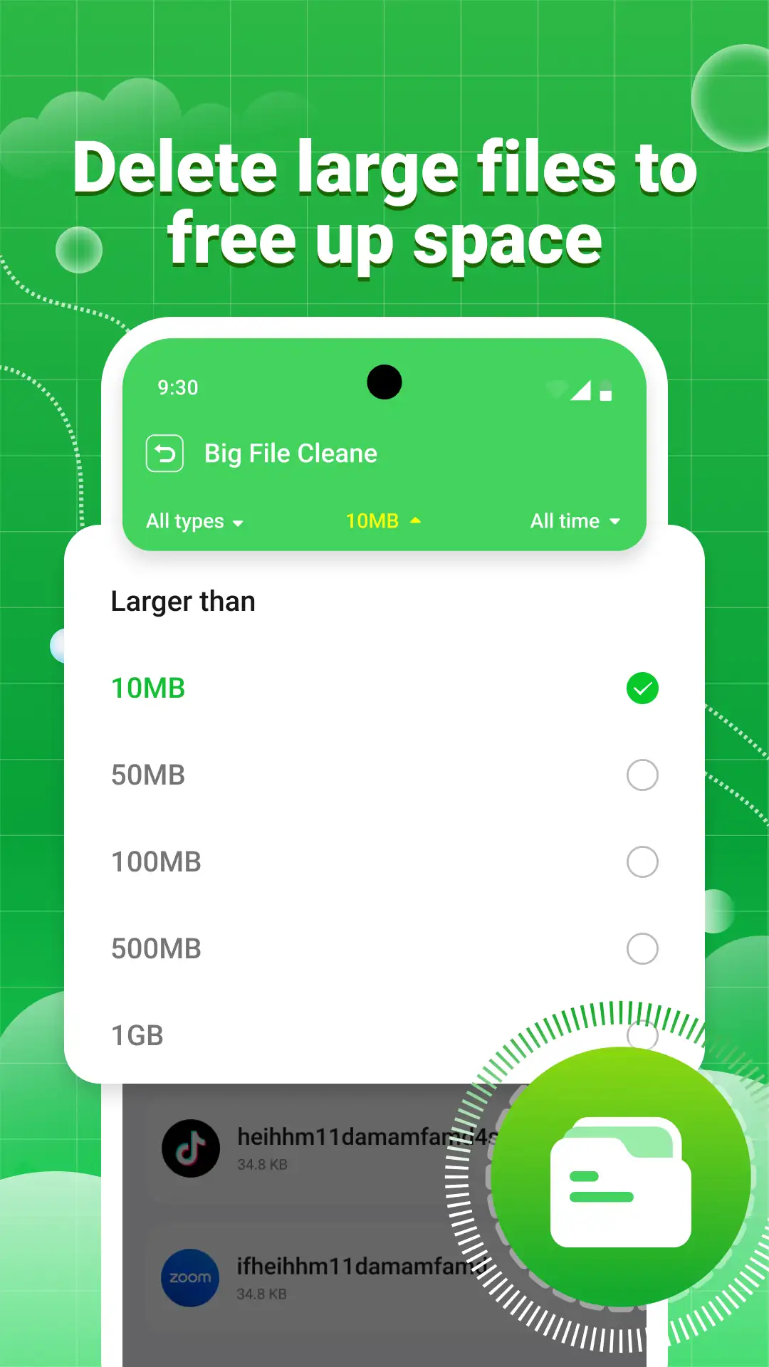 Capture d'écran Nettoyage et antivirus 5