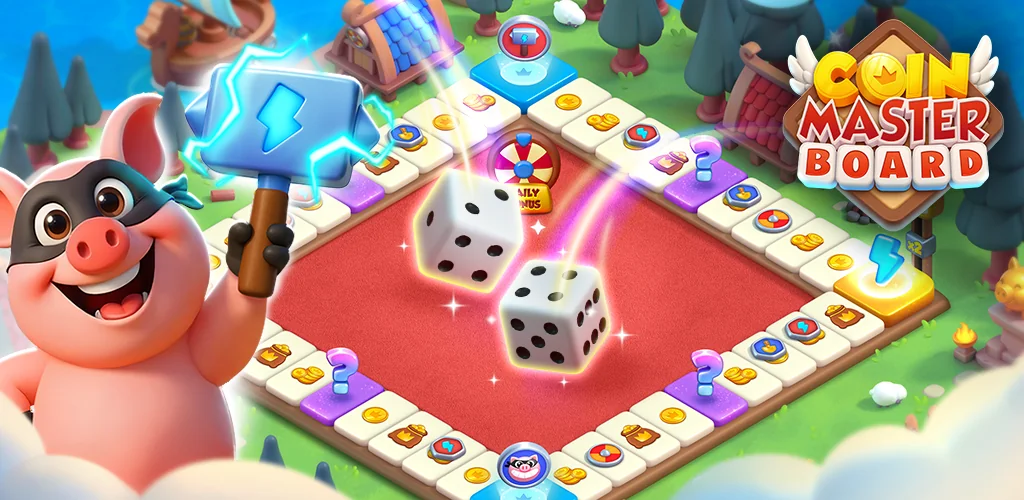 Coin Master - Board Adventure खेल Android के लिए कवर आर्ट