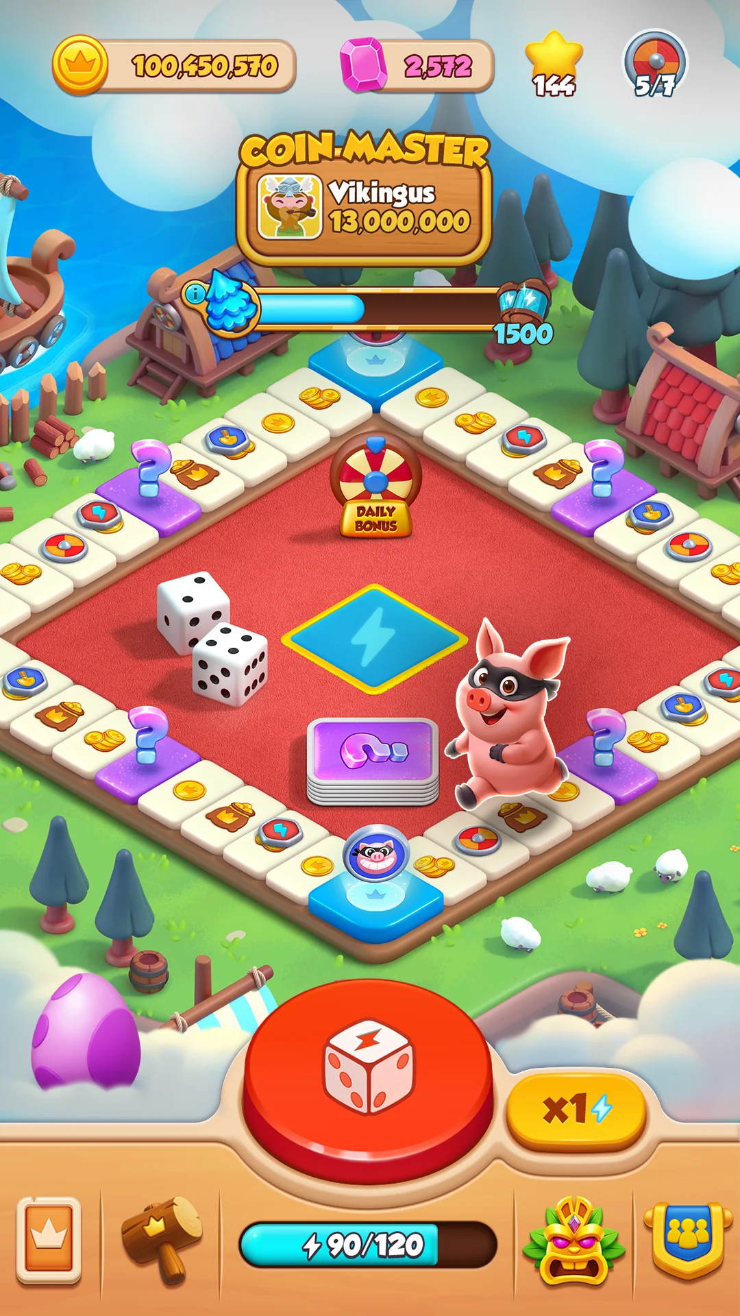 Screenshot Coin Master - Board Adventure 3