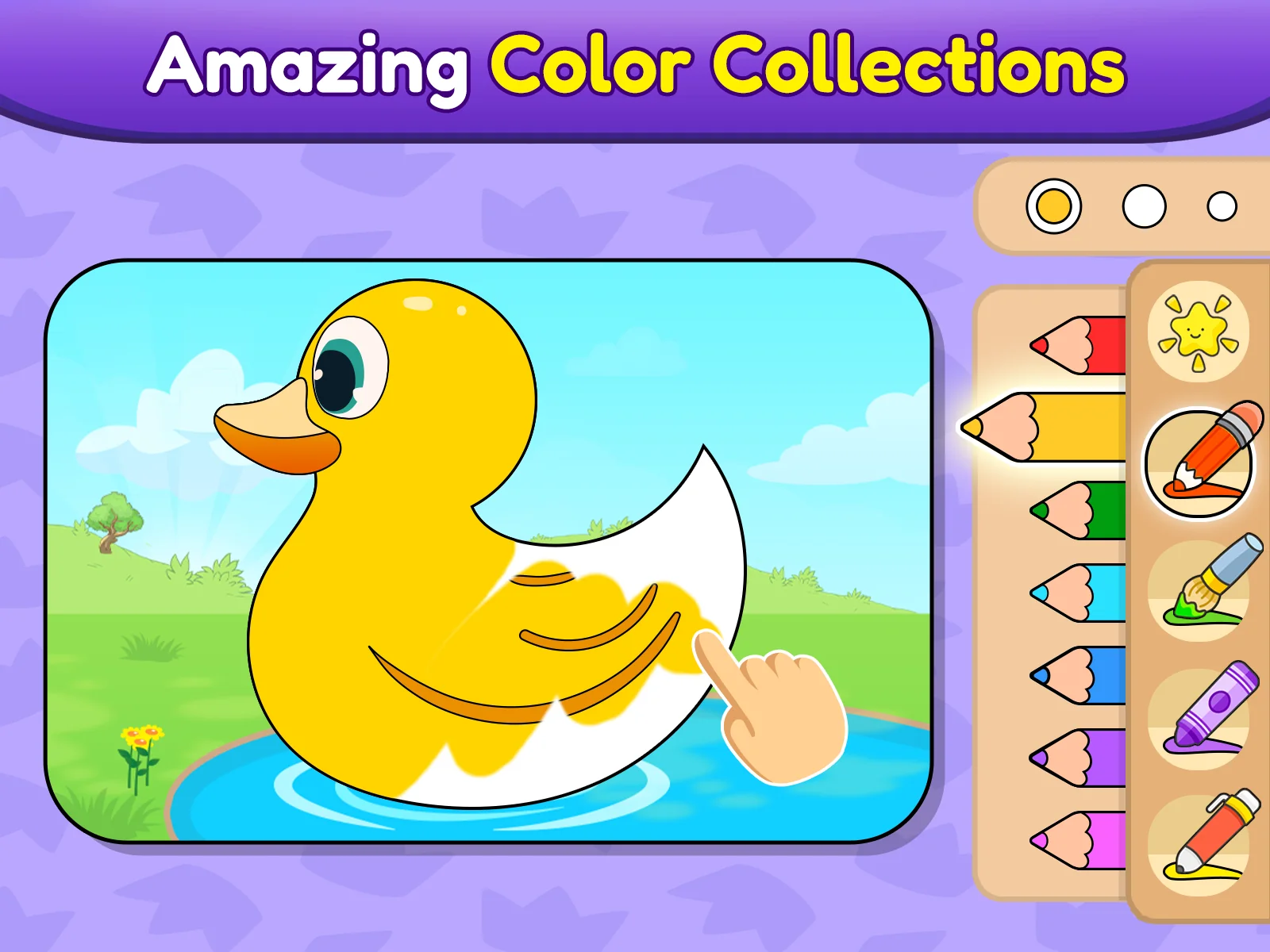 لقطة شاشة Coloring games for kids: 2-5 y %د