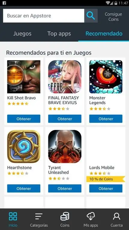 截图 Amazon AppStore 2